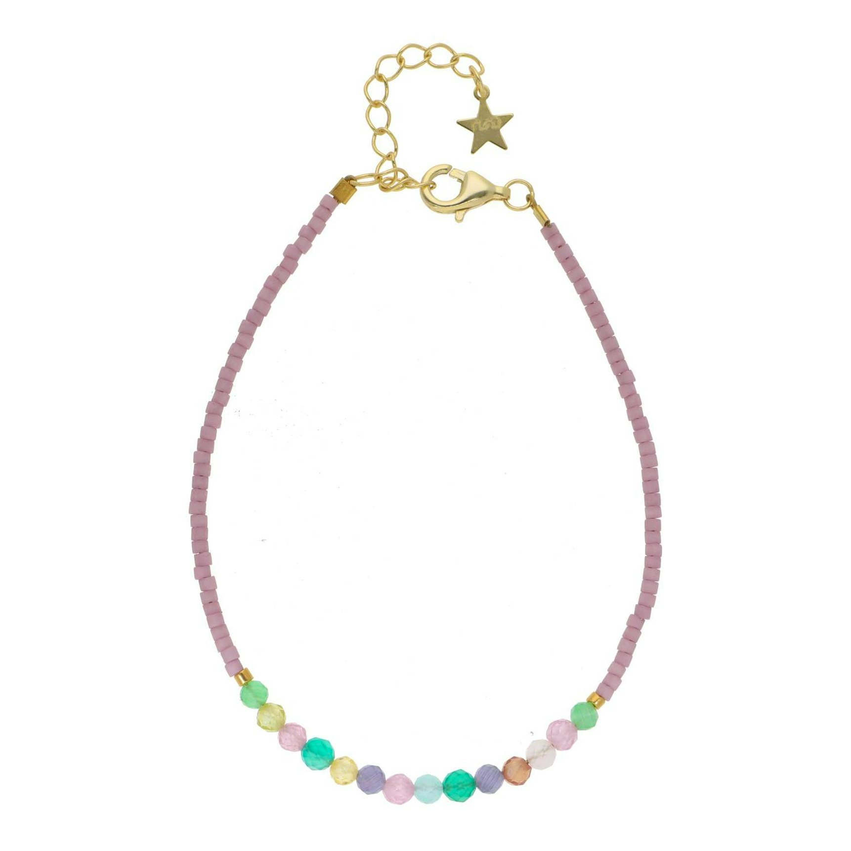 Lillian Lavender Bracelet fra Nuni Copenhagen i Forgylt-Sølv Sterling 925