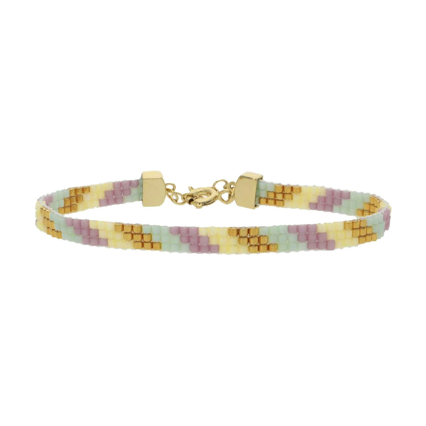 Lisa Pastel Dream Bracelet von Nuni Copenhagen in Vergoldet-Silber Sterling 925