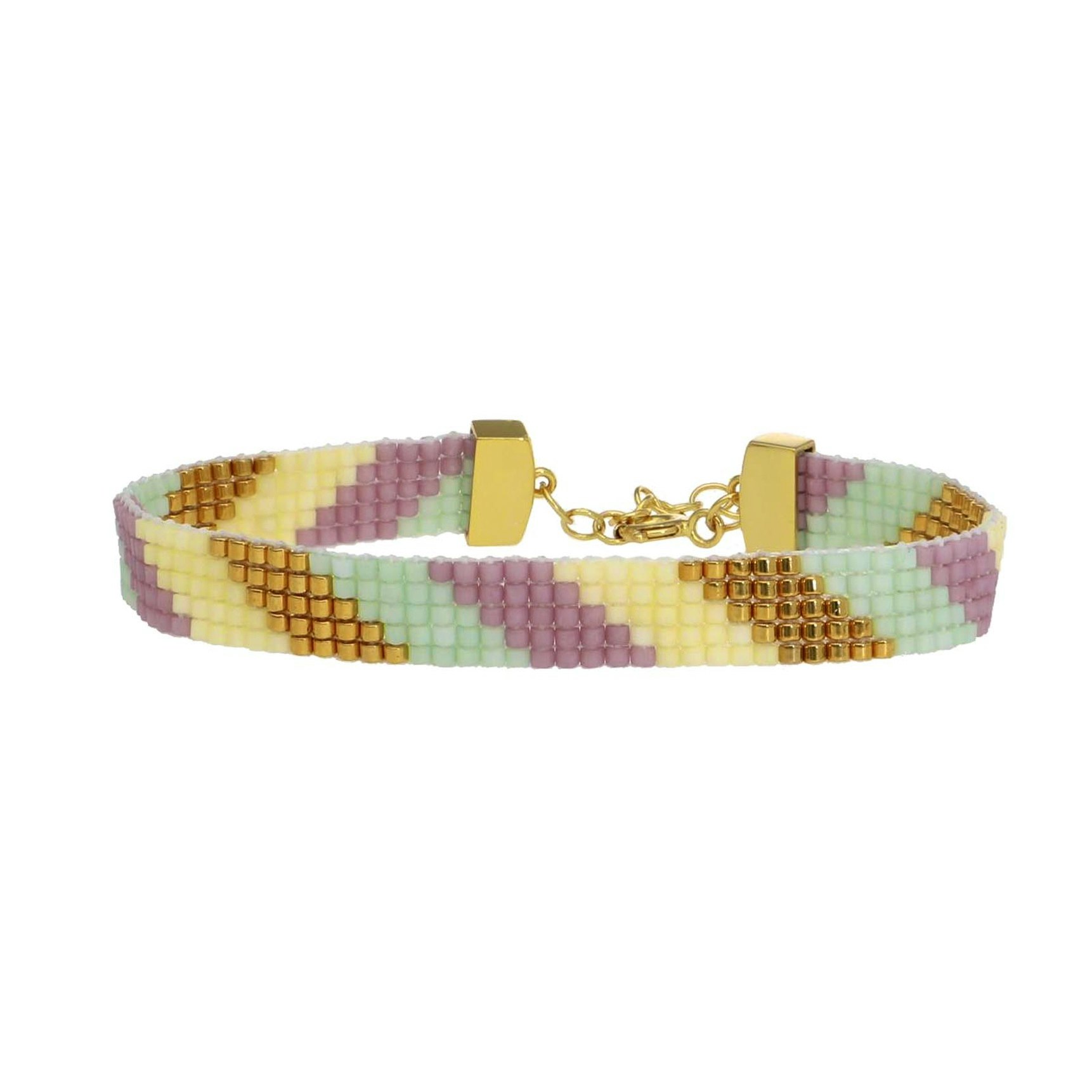 Linda Pastel Dream Bracelet von Nuni Copenhagen in Vergoldet-Silber Sterling 925