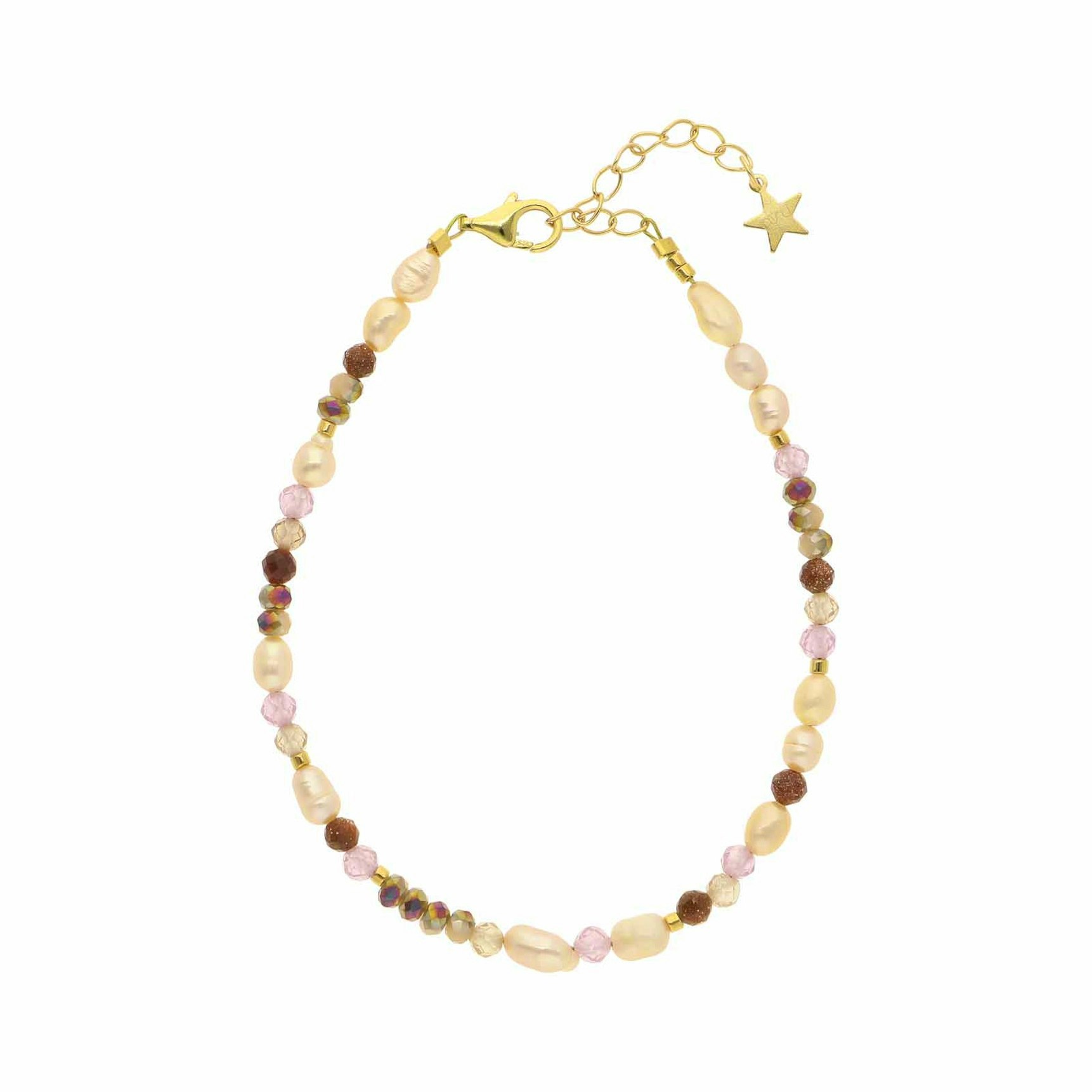 Xenia Toffee Love Bracelet fra Nuni Copenhagen i Forgylt-Sølv Sterling 925