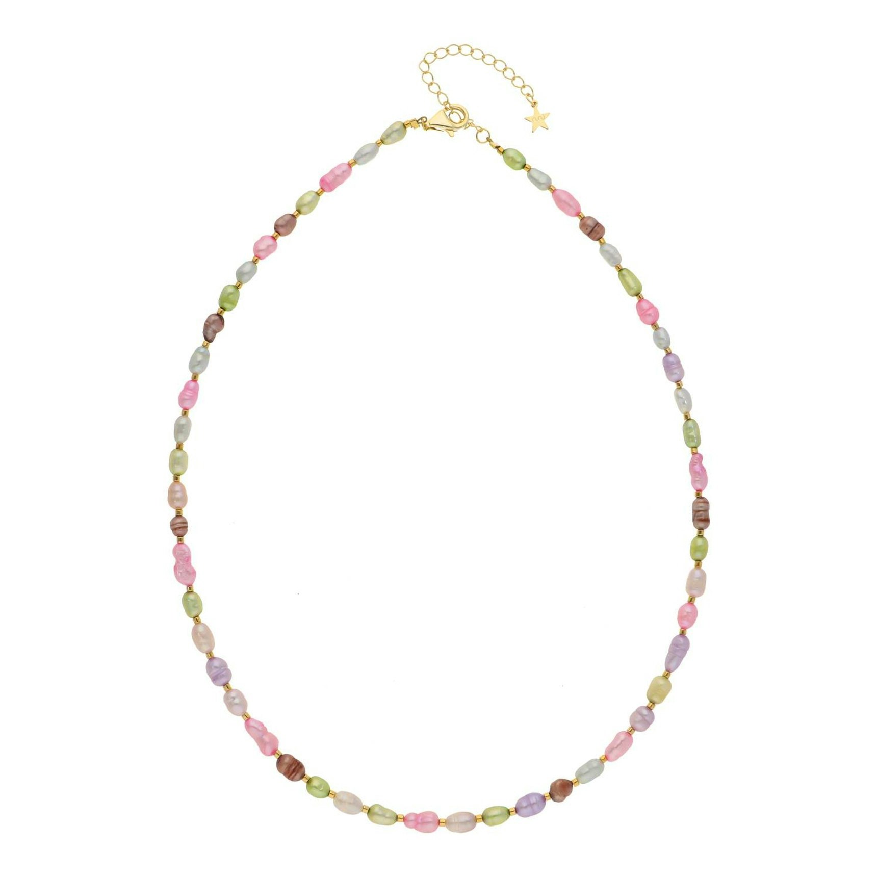 Maddison Light Multi Necklace von Nuni Copenhagen in Vergoldet-Silber Sterling 925
