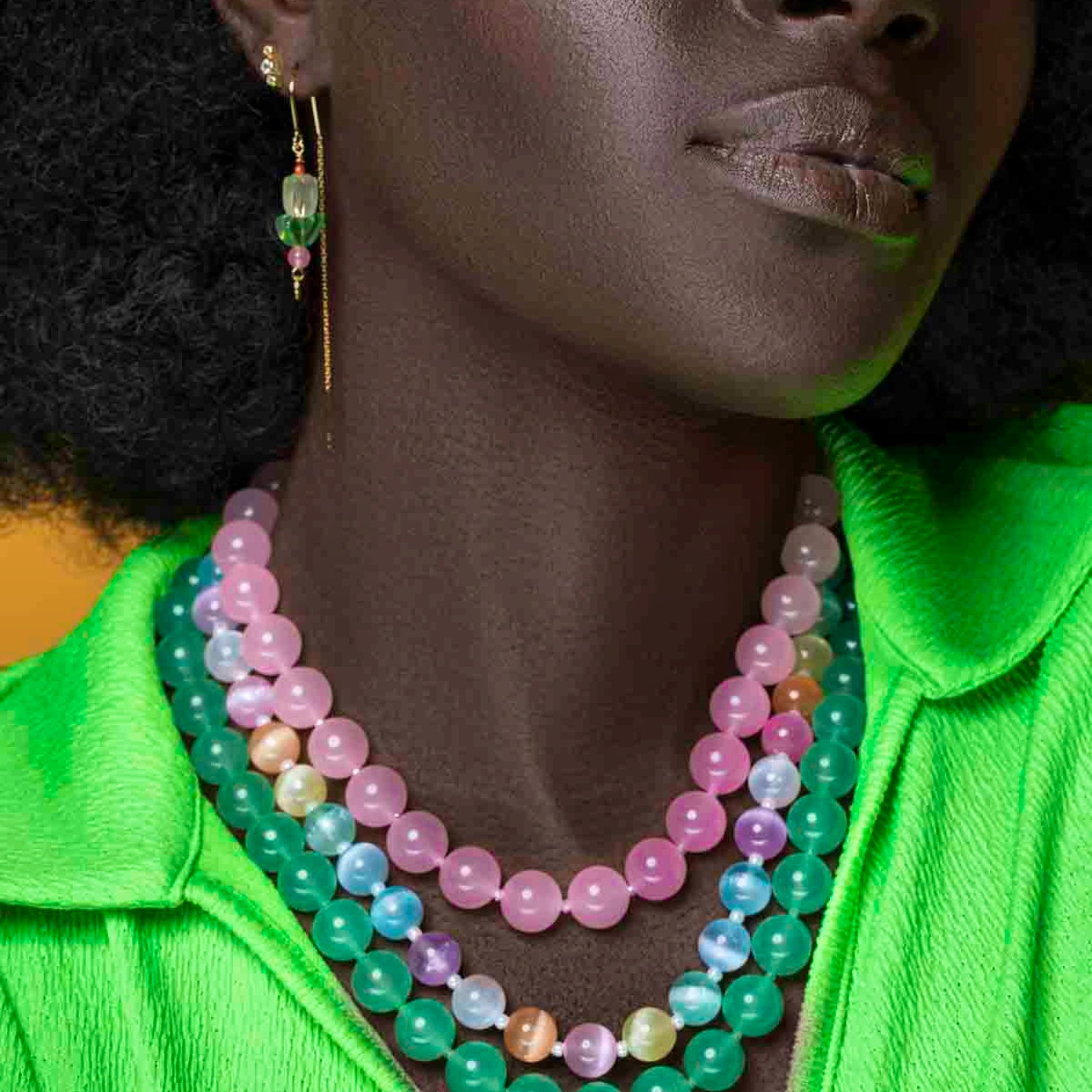 Jasmin Green Necklace