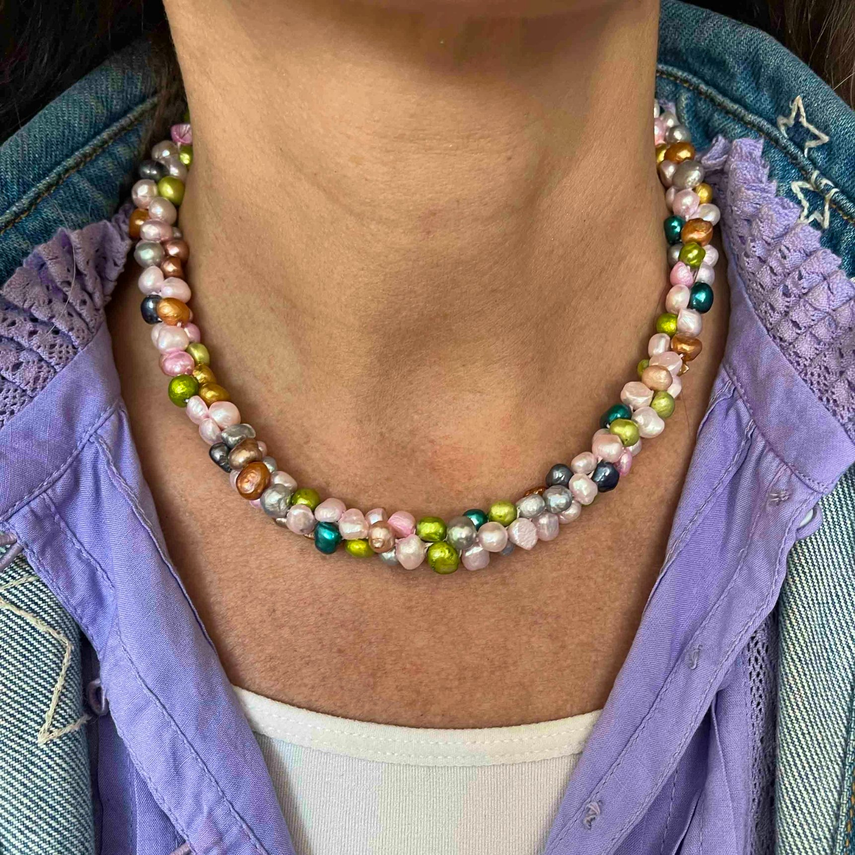 Leonora Multi Necklace fra Nuni Copenhagen i Forgylt-Sølv Sterling 925