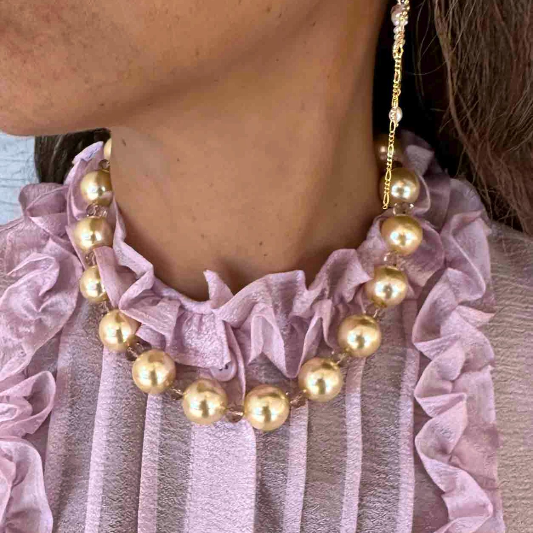 Anastasia Champagne Necklace