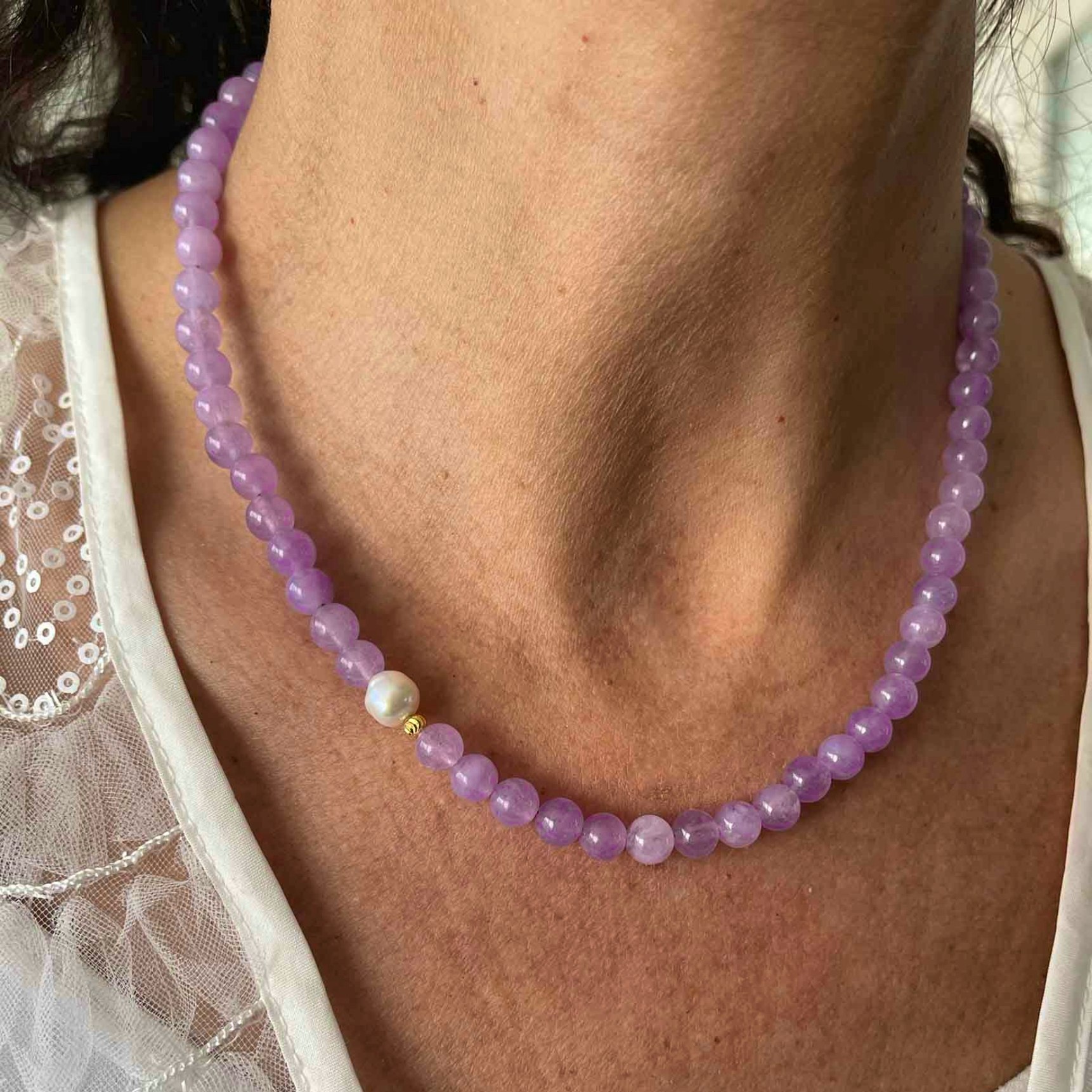 Florence Lavender Necklace