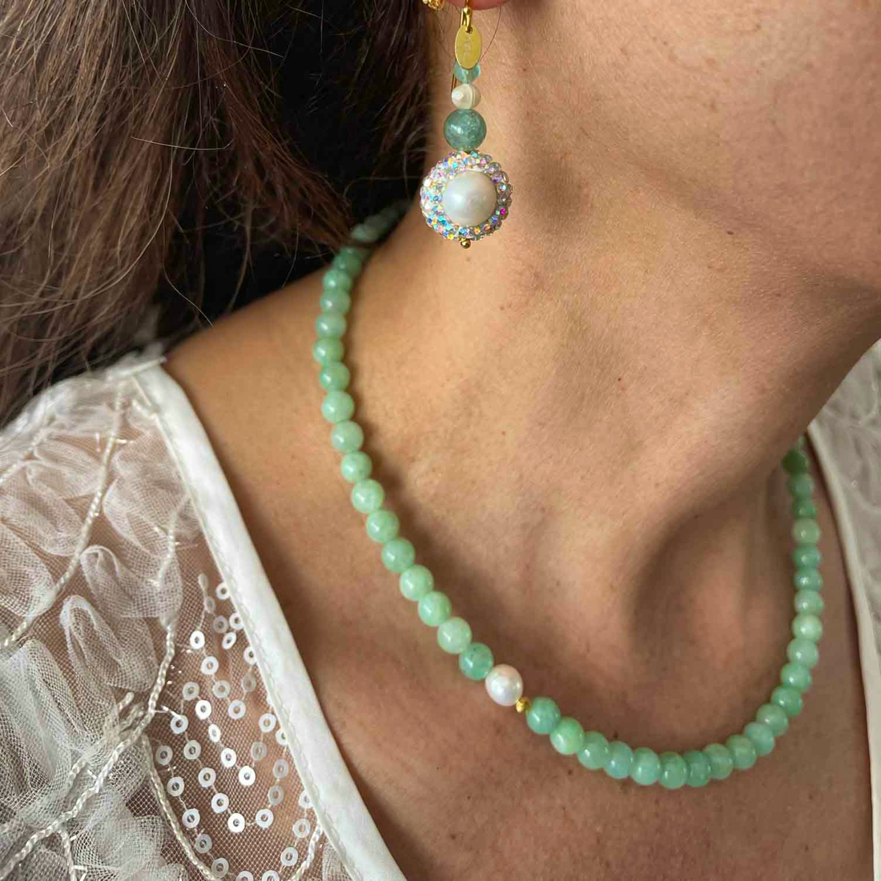 Florence Mint Necklace