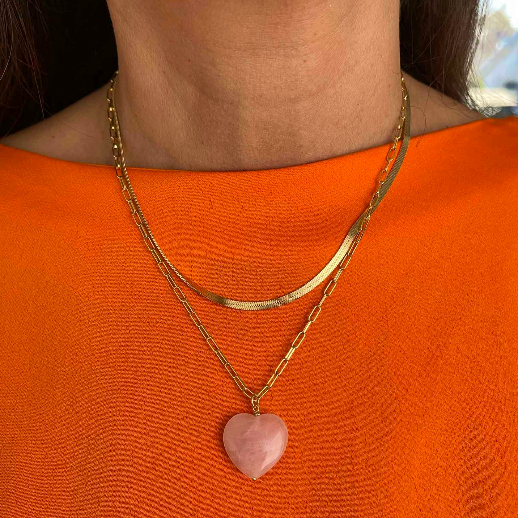 Rose Necklace fra Nuni Copenhagen i Forgylt-Sølv Sterling 925