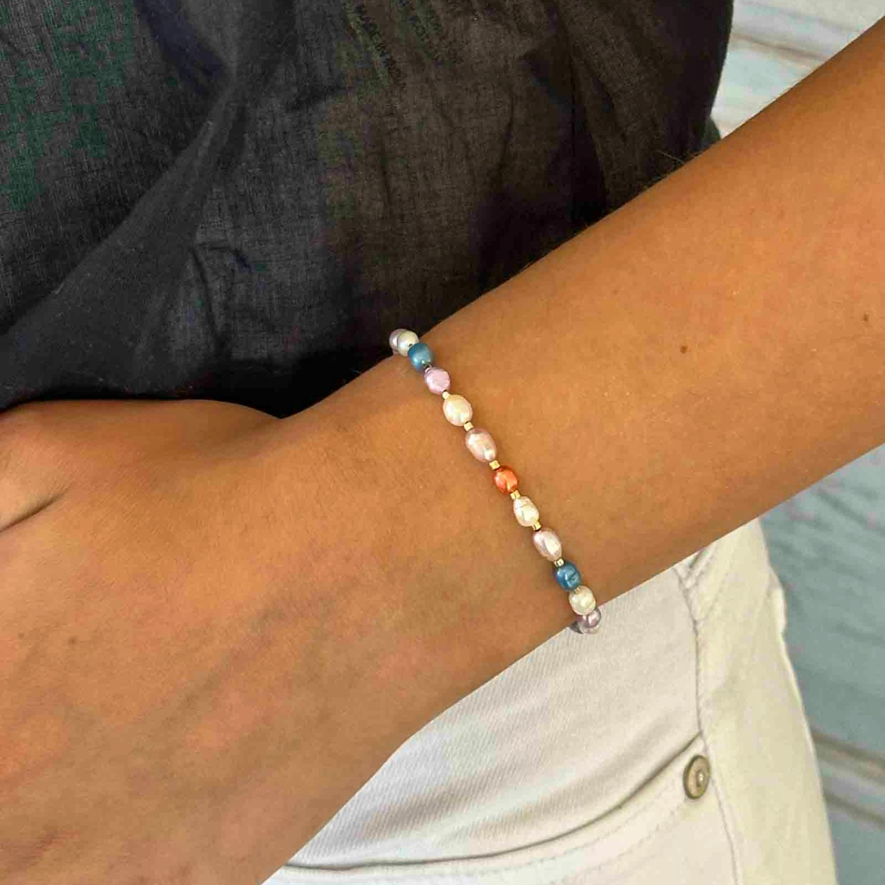 Maddison Multi Bracelet fra Nuni Copenhagen i Forgylt-Sølv Sterling 925