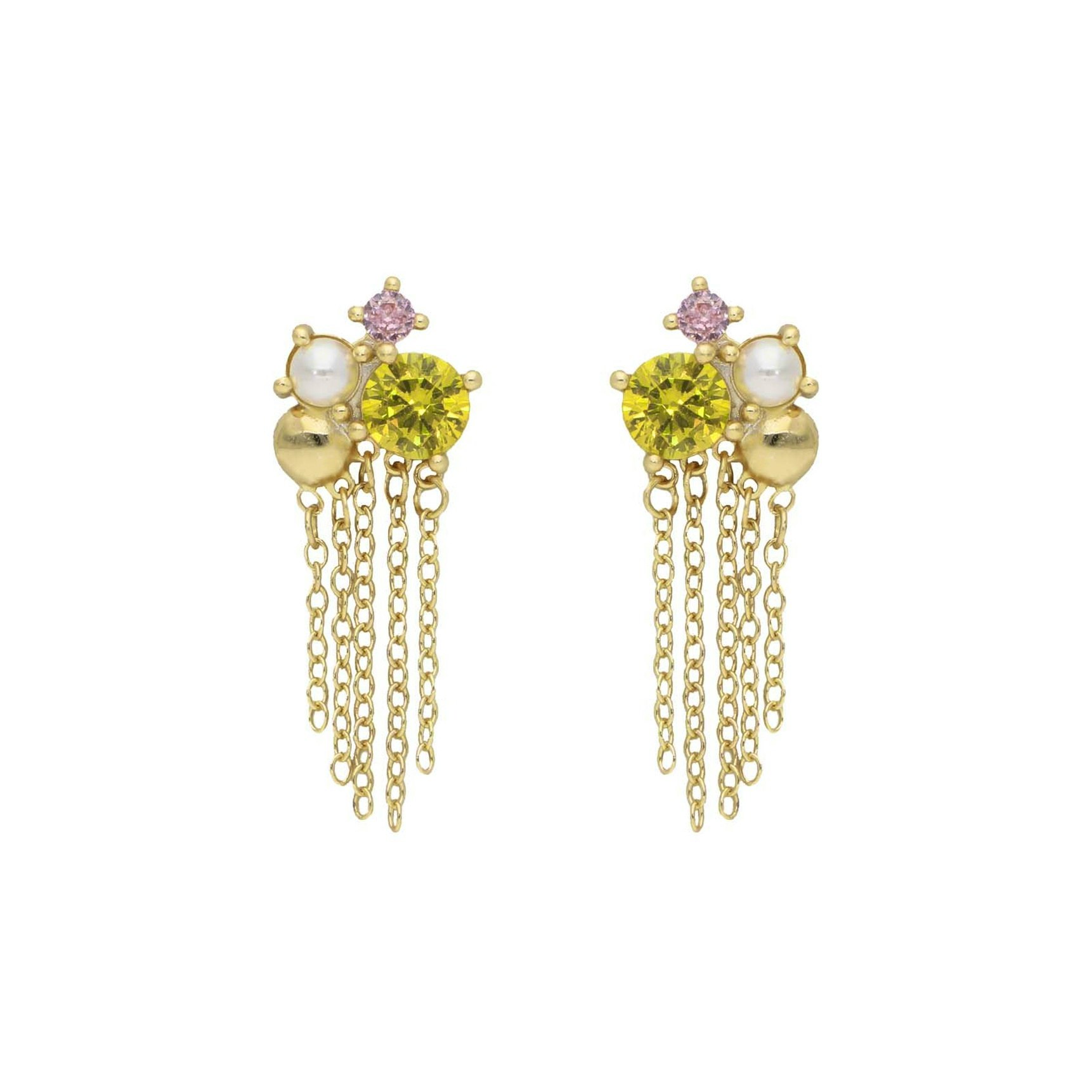 Maddie Earrings fra Nuni Copenhagen i Forgylt-Sølv Sterling 925