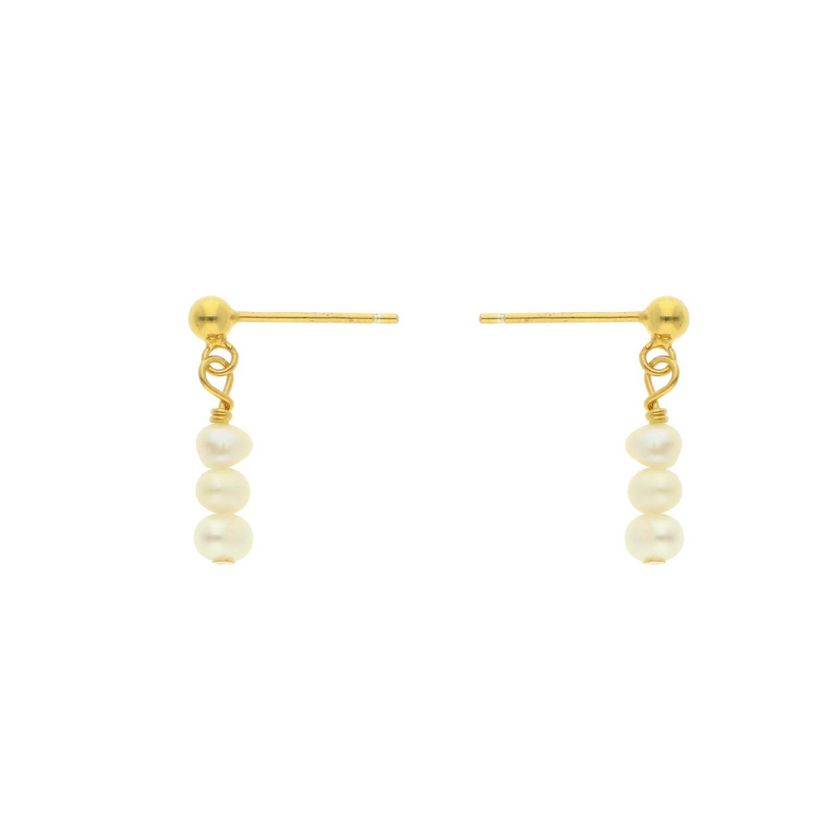 Hazel Earrings fra Nuni Copenhagen i Forgylt-Sølv Sterling 925