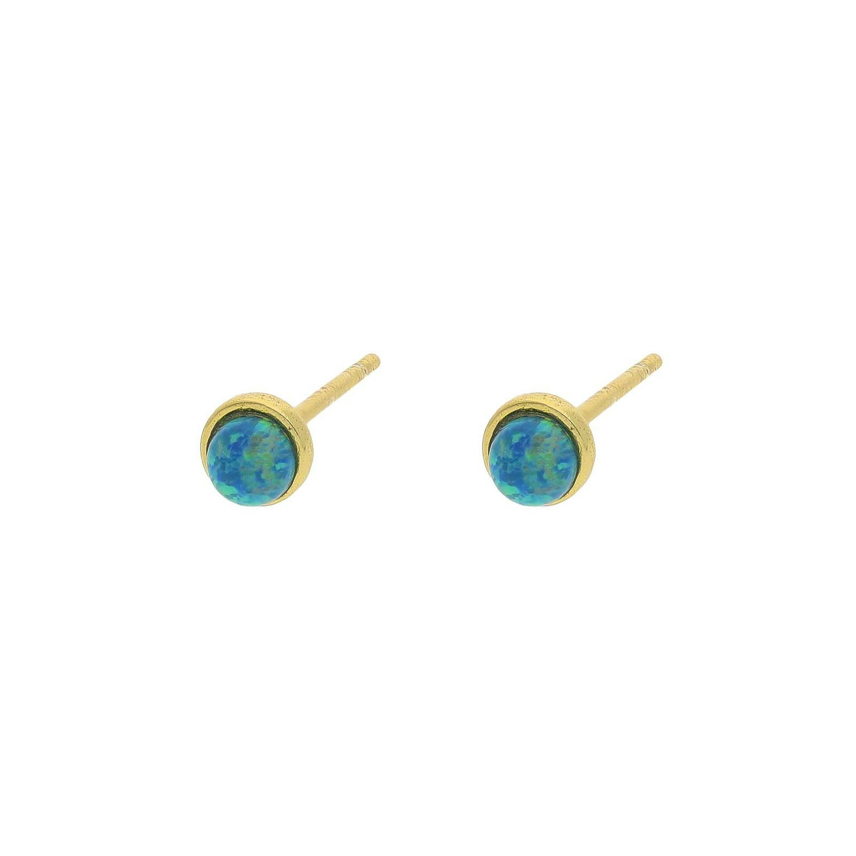 Sigga Blue Earsticks fra Nuni Copenhagen i Forgylt-Sølv Sterling 925