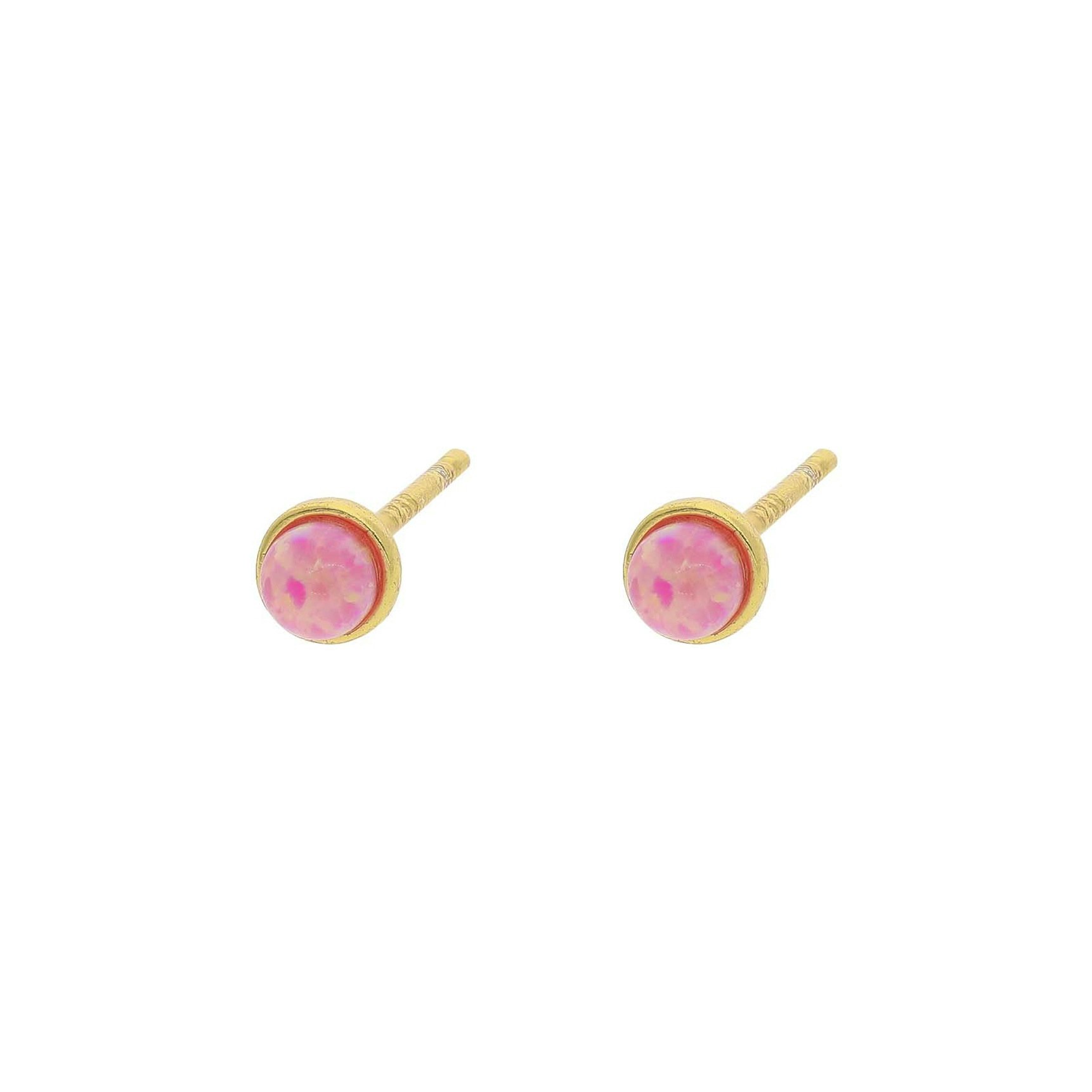 Sigga Pink Earsticks fra Nuni Copenhagen i Forgylt-Sølv Sterling 925