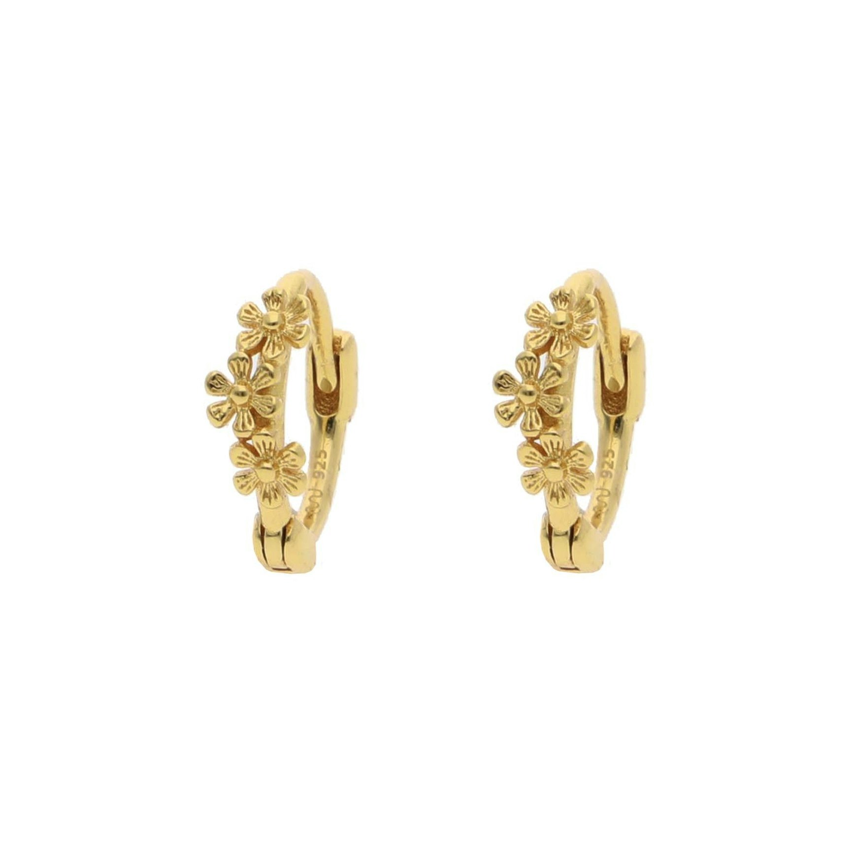 Vanessa Mini Hoops fra Nuni Copenhagen i Forgylt-Sølv Sterling 925