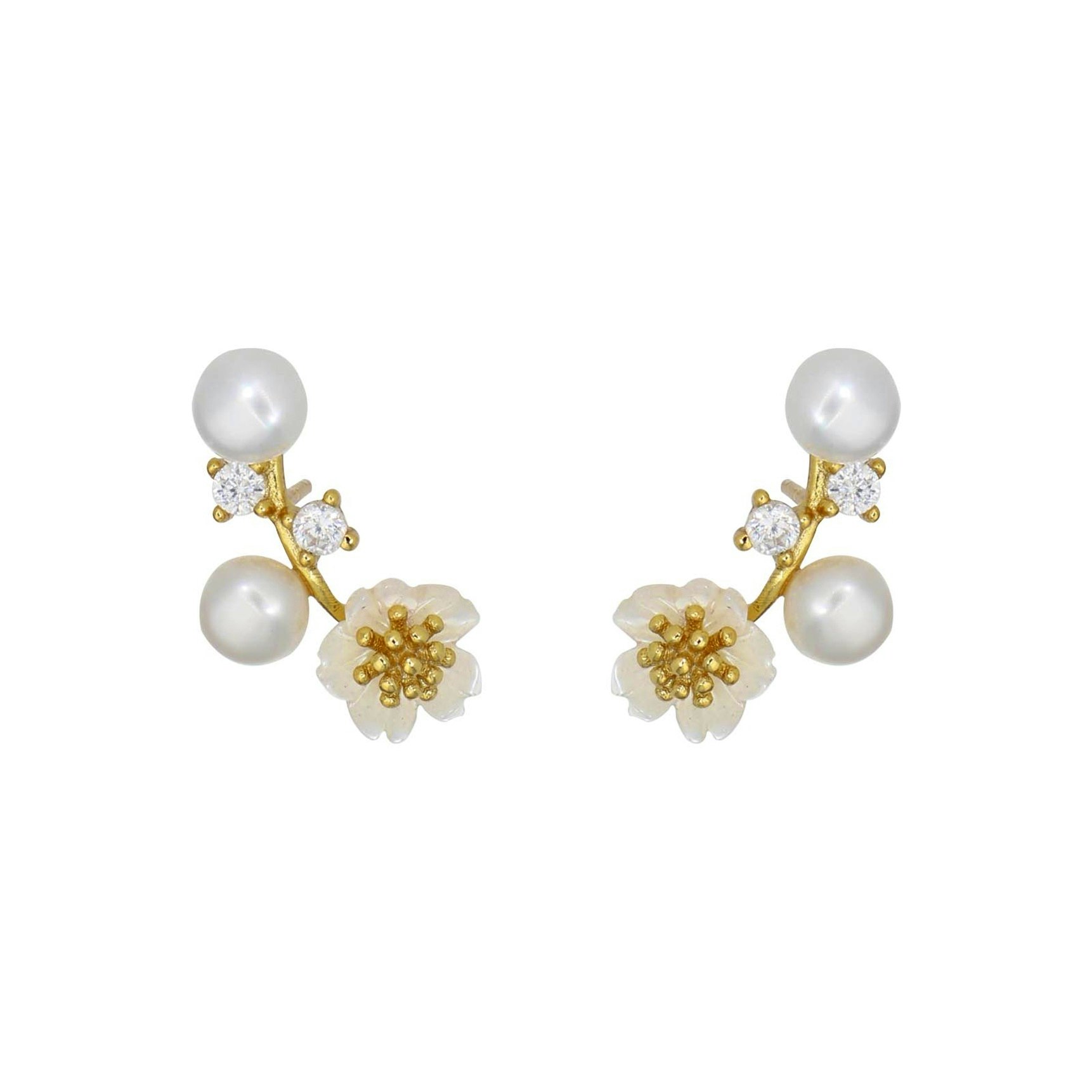 Amina Pearl Earrings