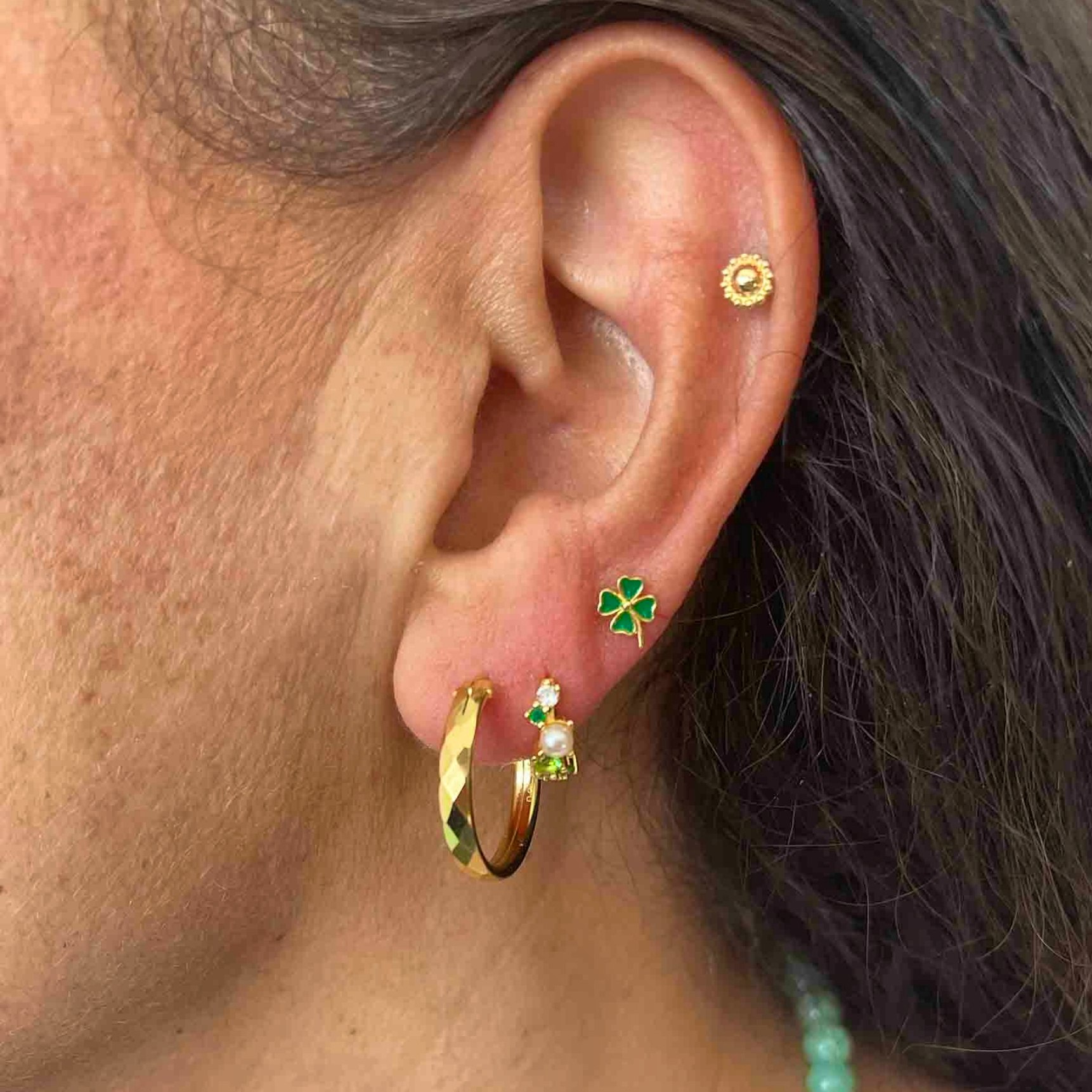 Ella Blossom Hoops