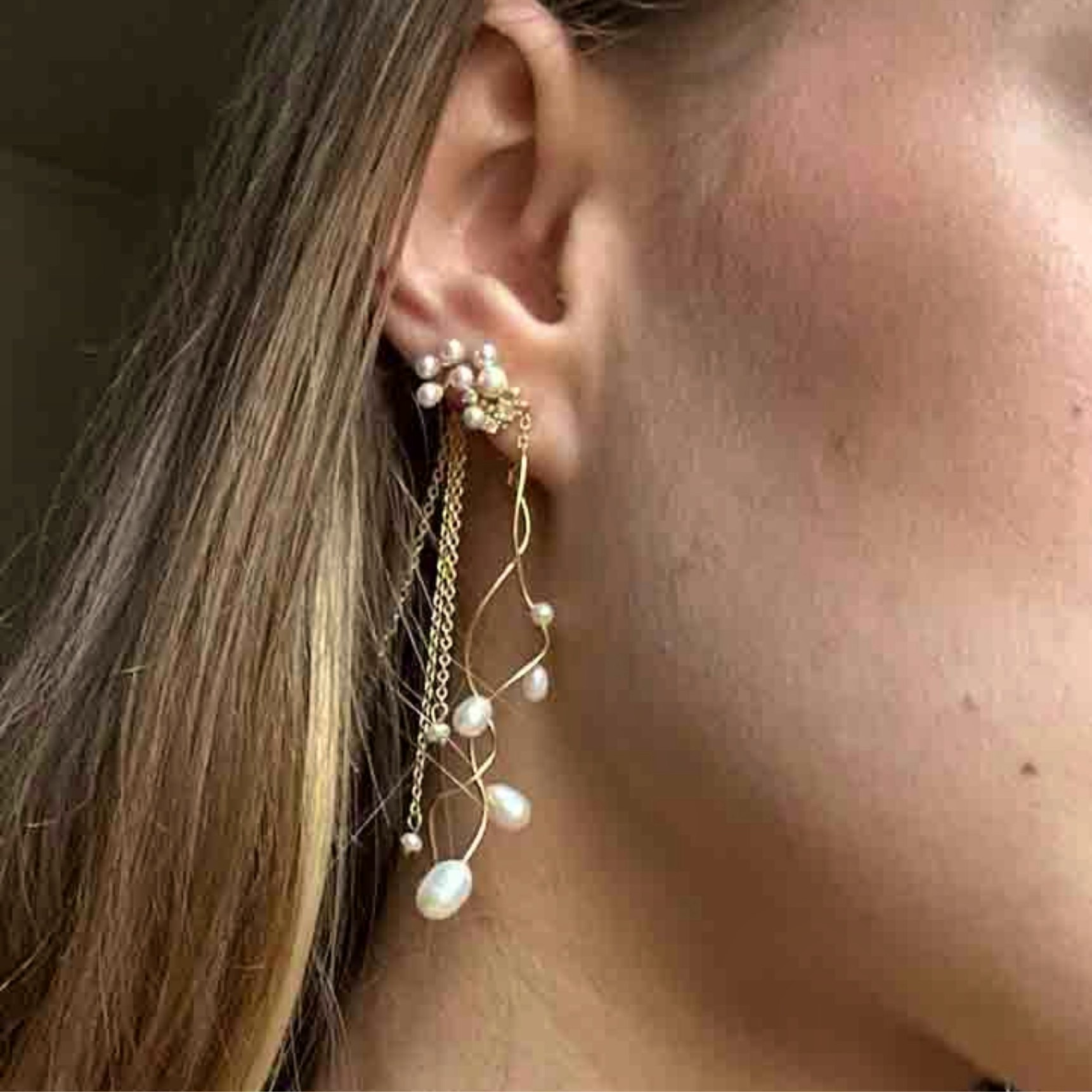 Angelina Pearl Earrings