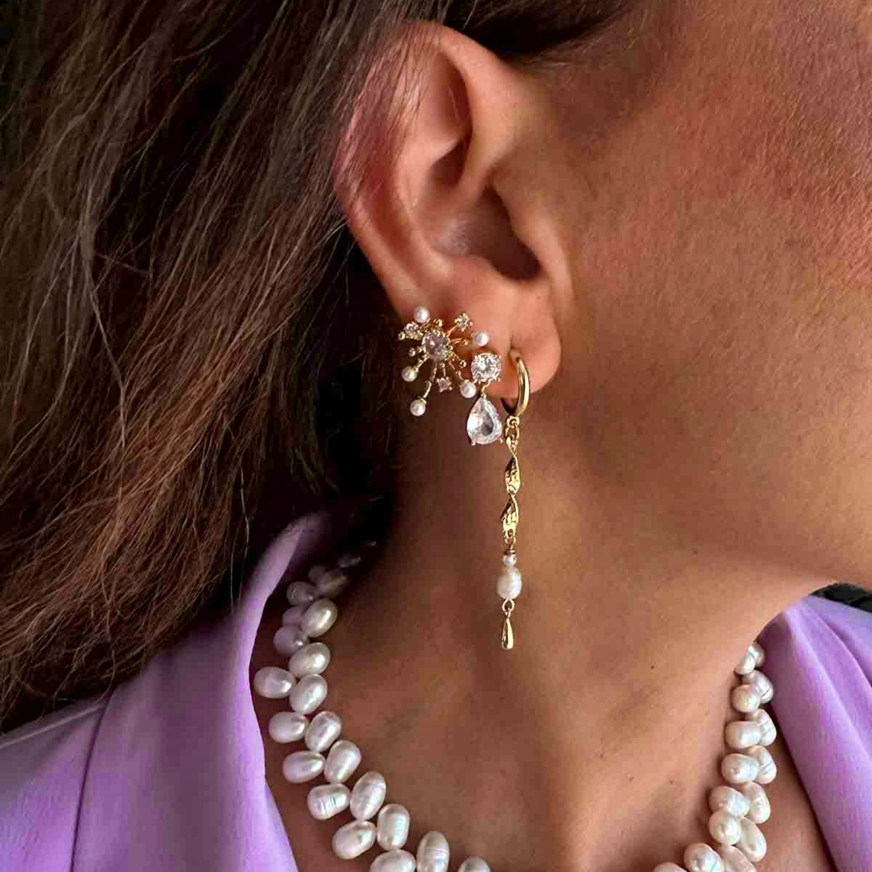 Angel Pearl Earrings