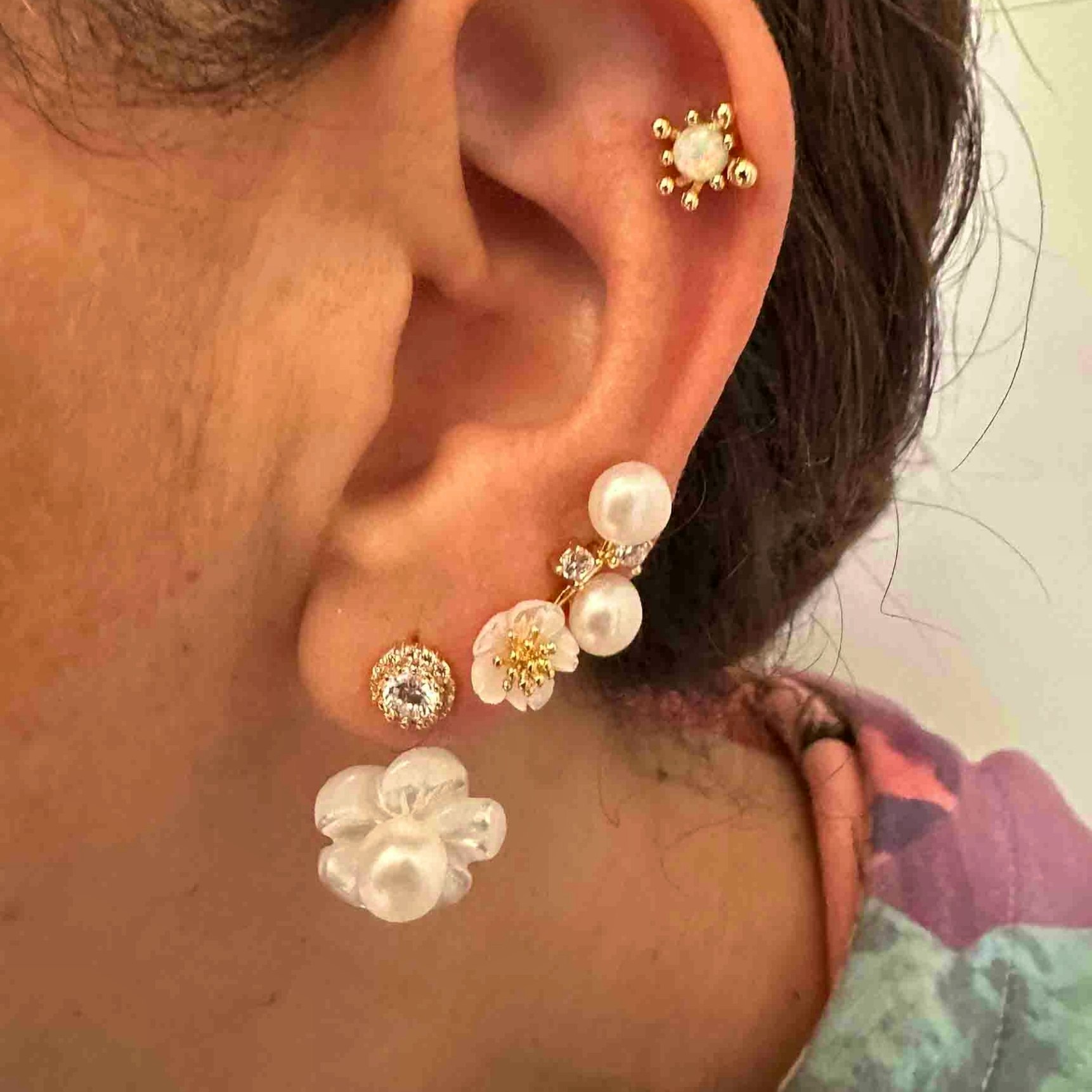 Amina Pearl Earrings