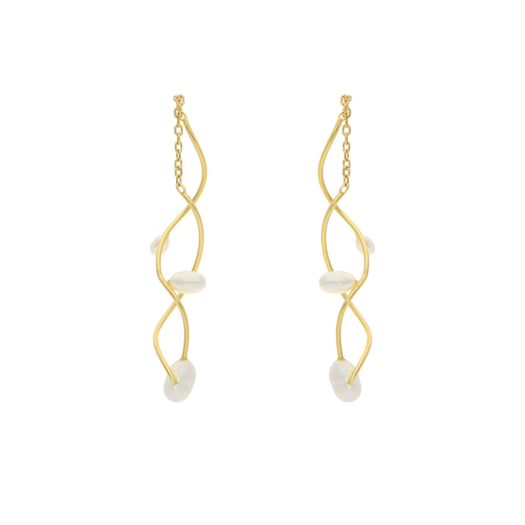 Angelina Small Pearl Earrings