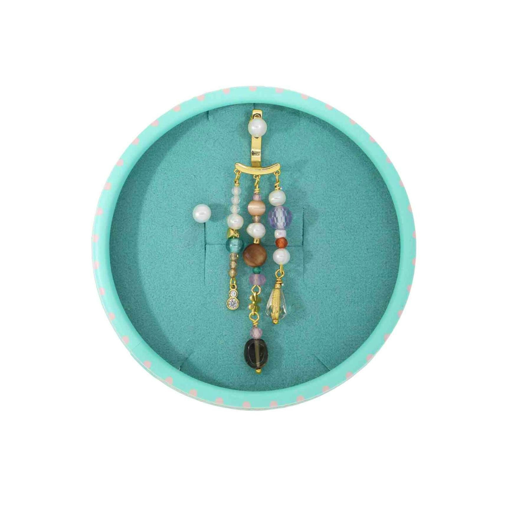 Mille Multi Earring Box fra Nuni Copenhagen i Forgylt-Sølv Sterling 925