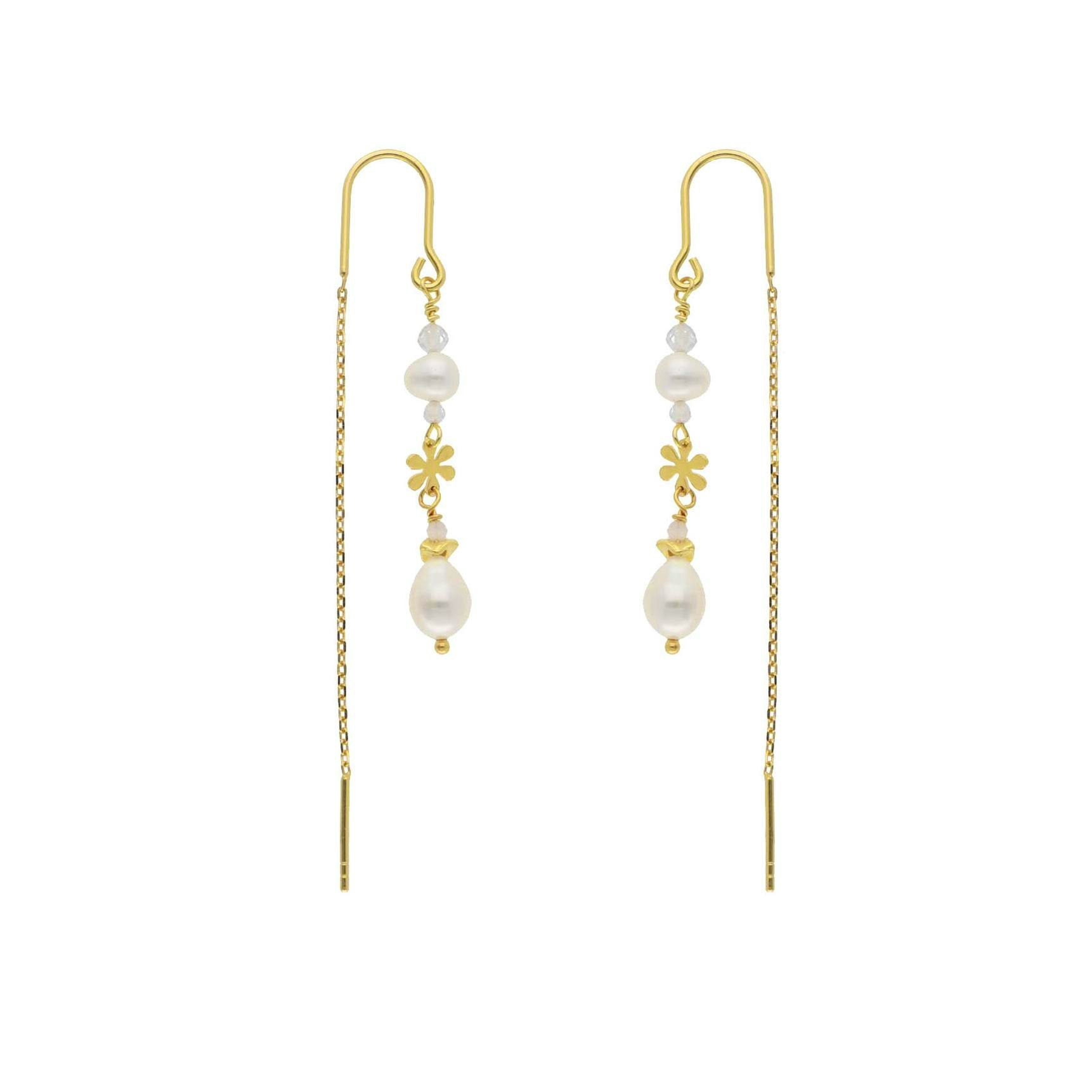 Ellie Earchains von Nuni Copenhagen in Vergoldet-Silber Sterling 925