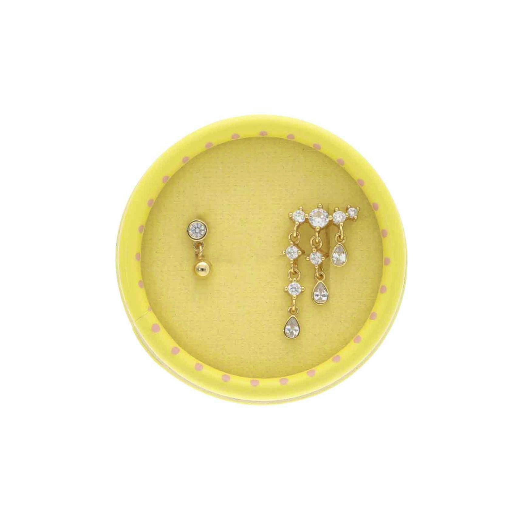 Free As A Bird Left Earring Box fra Nuni Copenhagen i Forgylt-Sølv Sterling 925