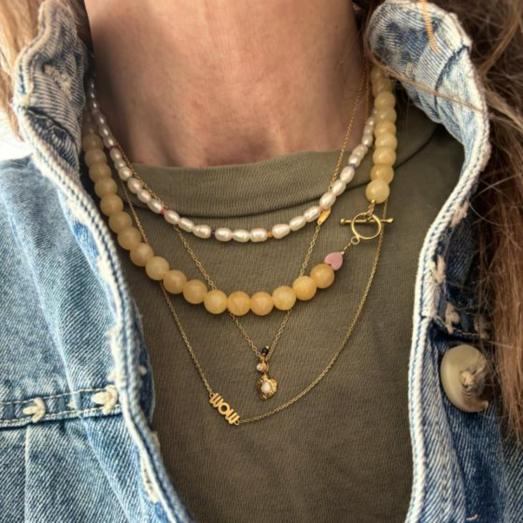Cherie Bon Bon Necklace Honey