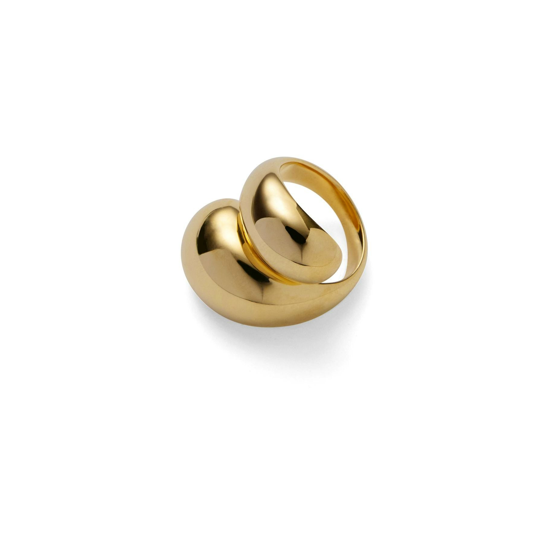 La Pausa Ring van Pernille Corydon in Verguld messing