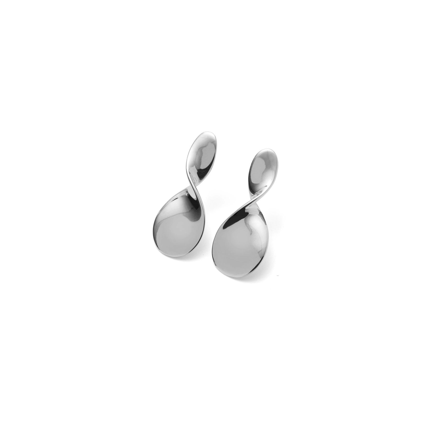 Small La Pausa Earrings fra Pernille Corydon i Sølvbelagt Messing