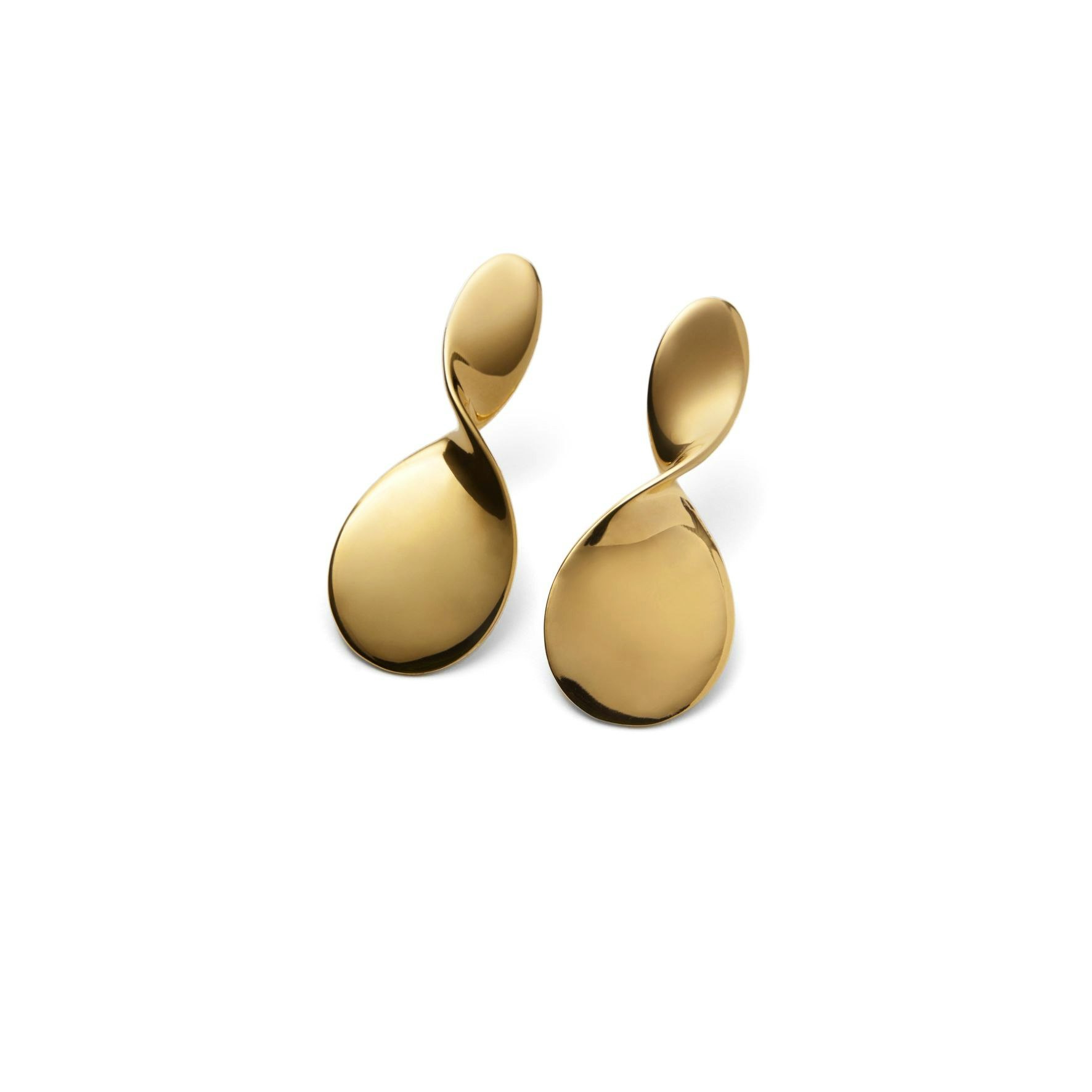 La Pausa Earrings van Pernille Corydon in Verguld messing