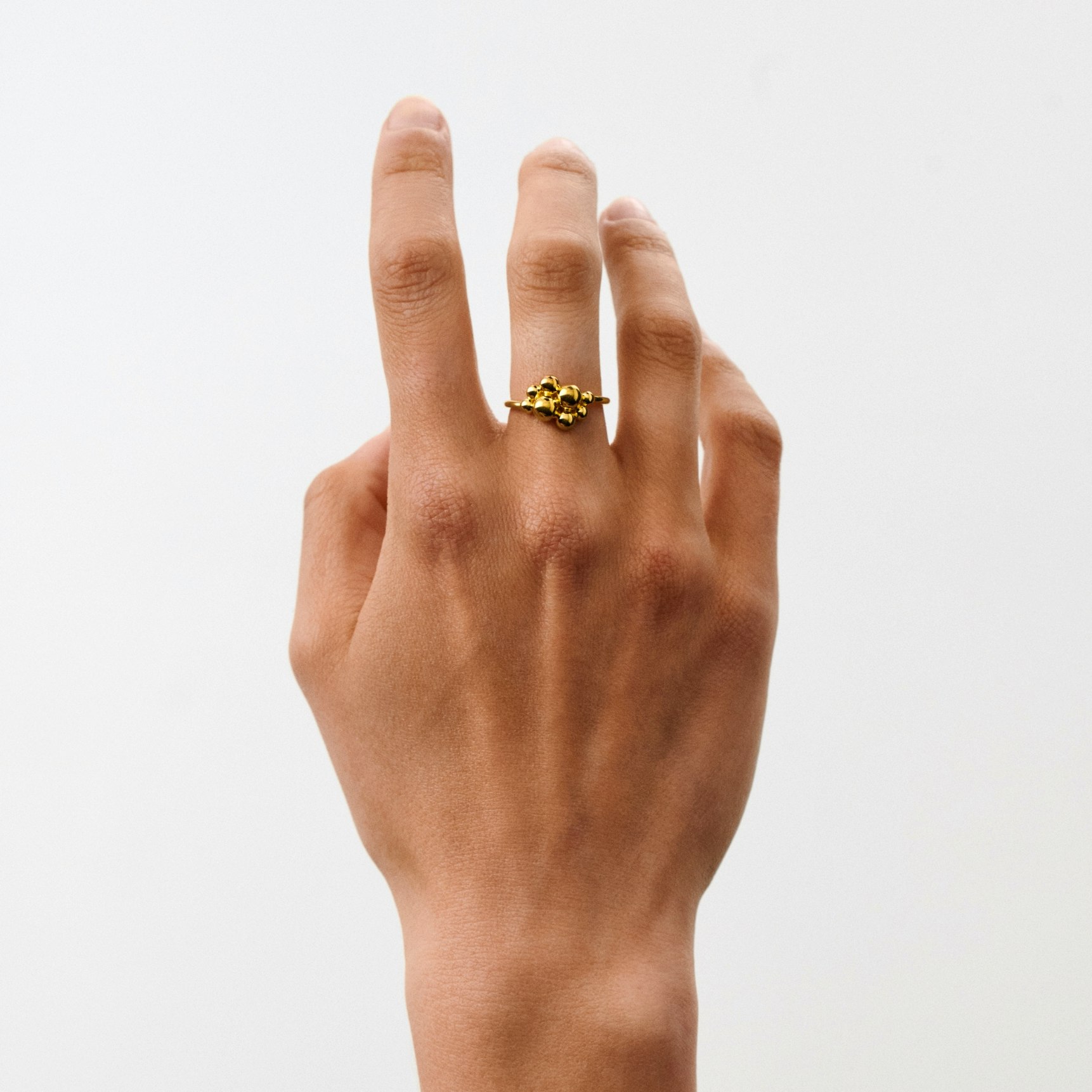 Pebble Ring van Pernille Corydon in Verguld-Zilver Sterling 925