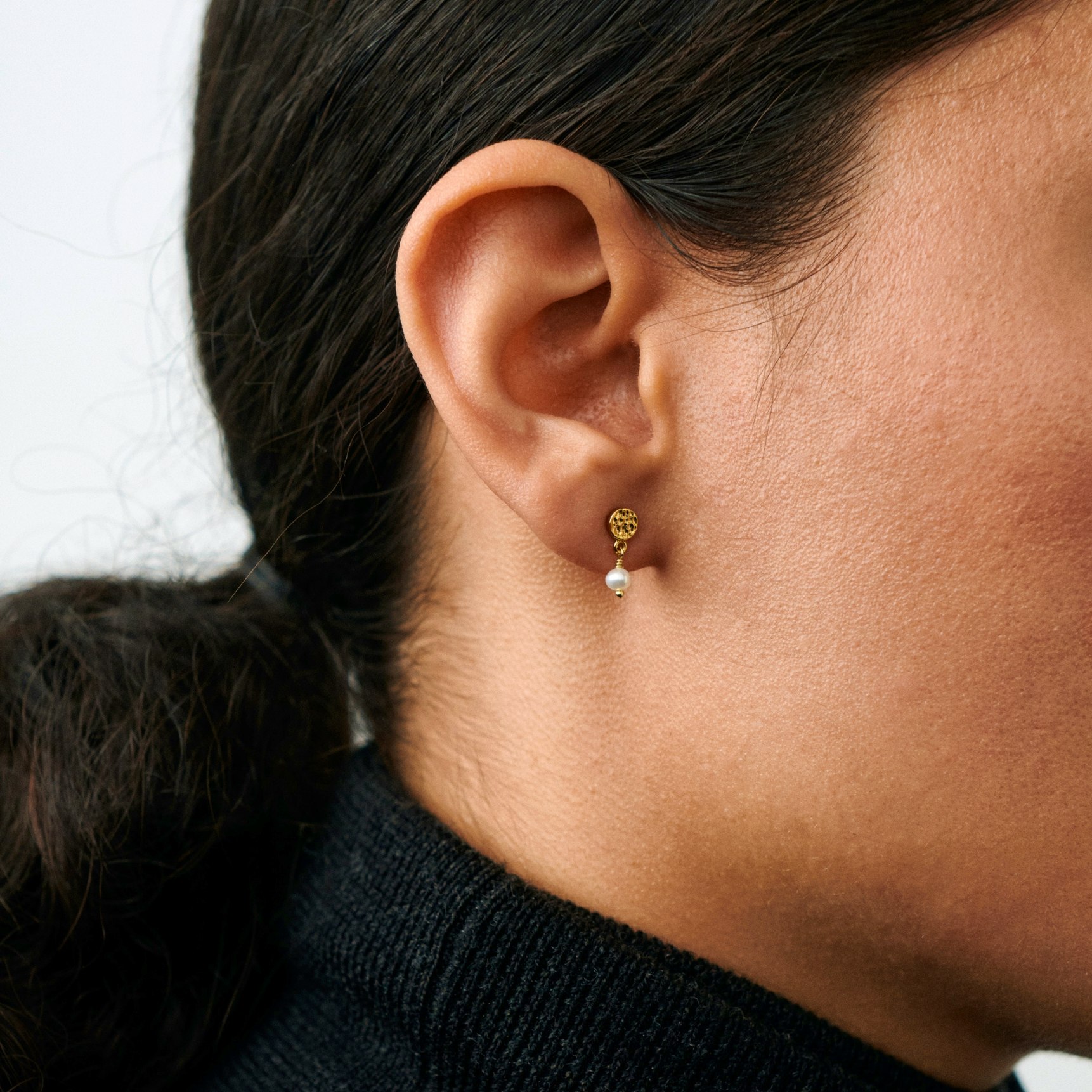 Ocean Nature Earsticks fra Pernille Corydon i Forgylt-Sølv Sterling 925