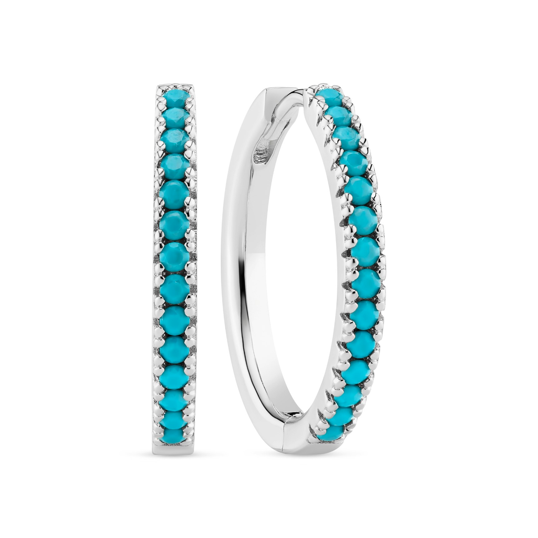 Ellera Grande Turkise Earrings van Sif Jakobs Jewellery in Zilver Sterling 925