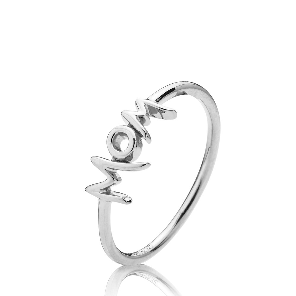 Fam MOM Ring van Sistie in Zilver Sterling 925