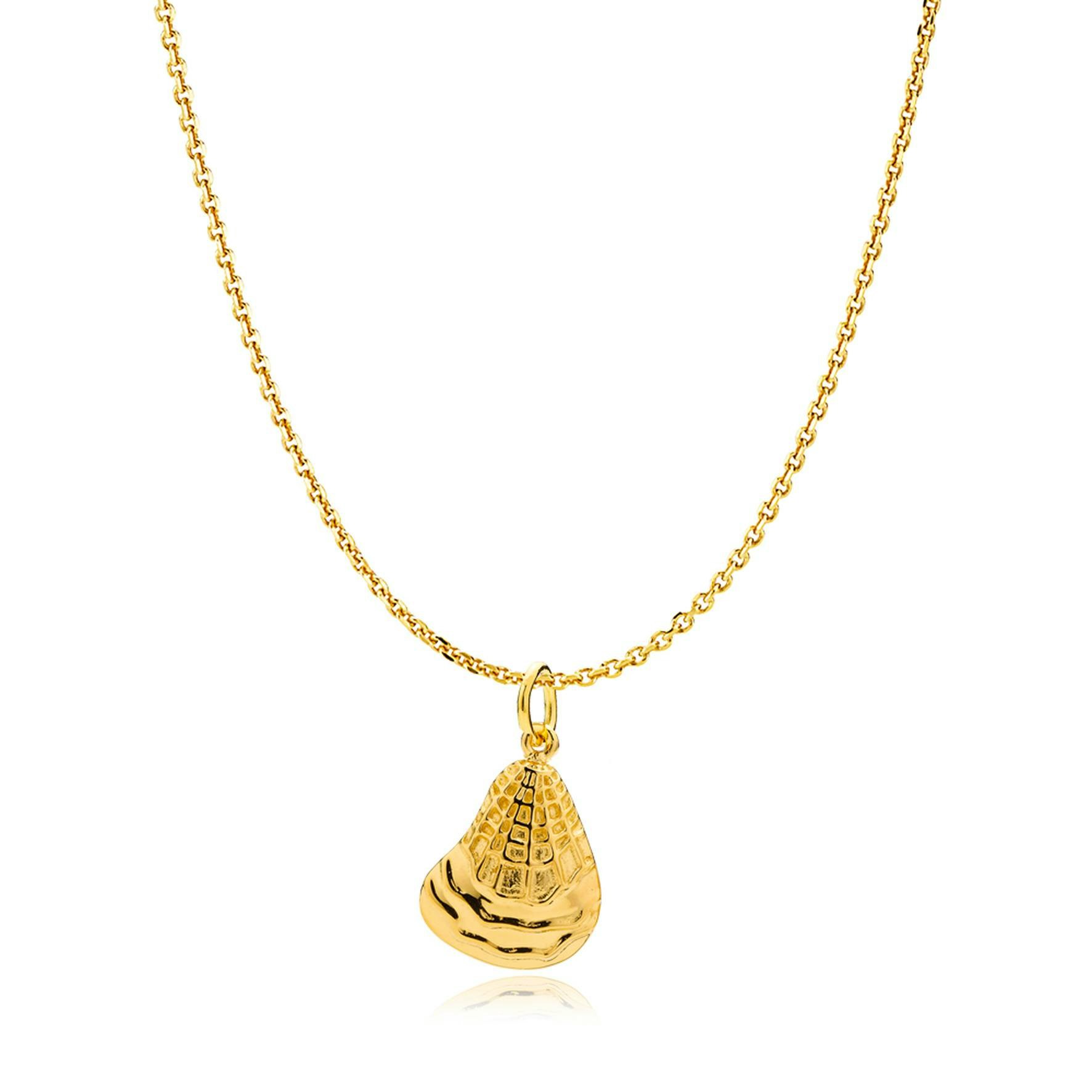 Shelly Necklace van Sistie in Verguld-Zilver Sterling 925