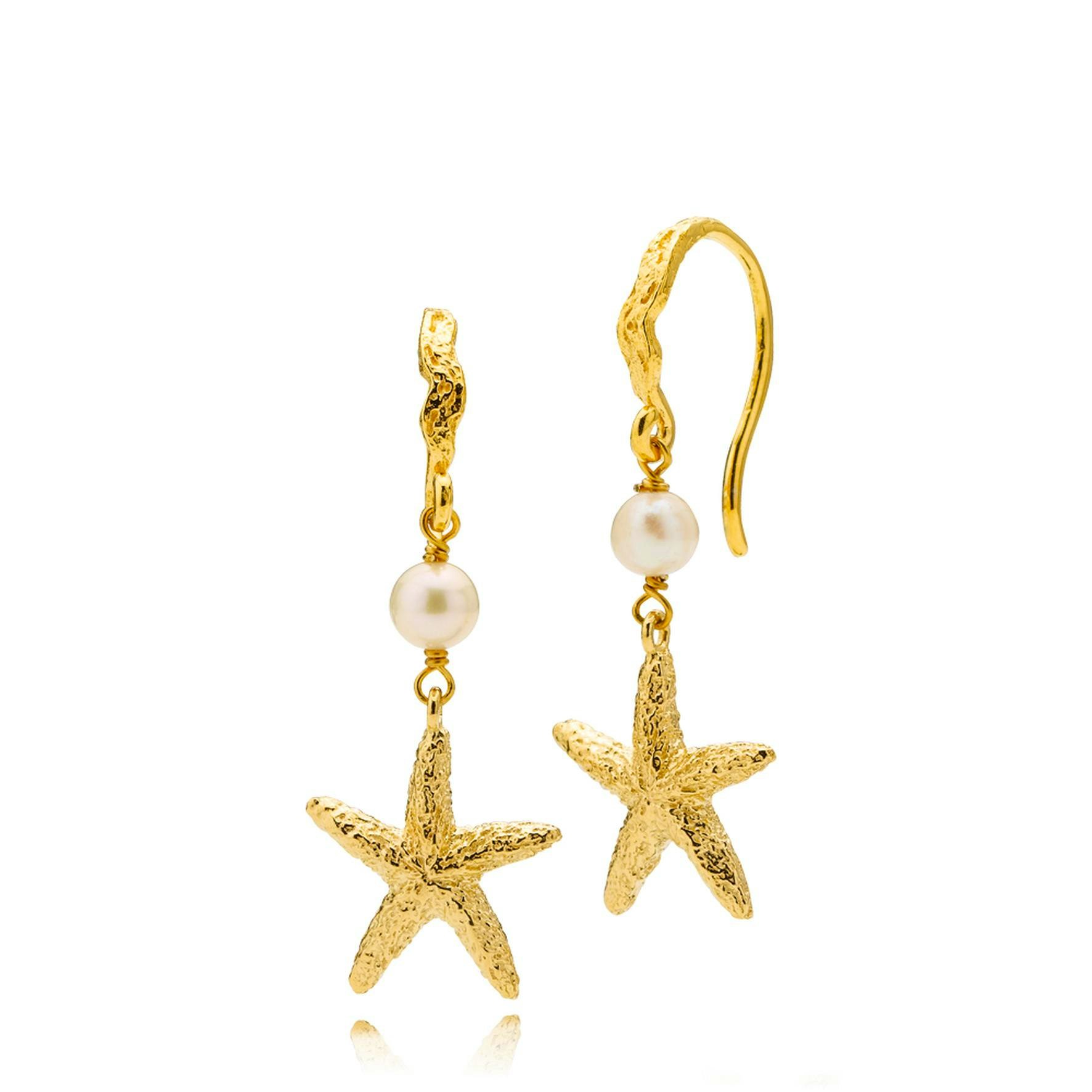Selina Earrings van Sistie in Verguld-Zilver Sterling 925
