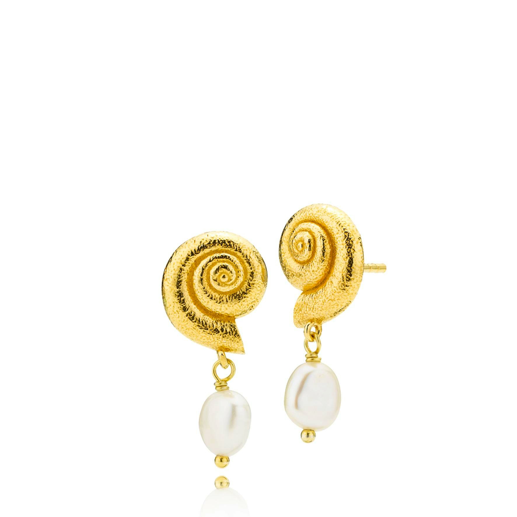 Navia Earrings van Sistie in Verguld-Zilver Sterling 925