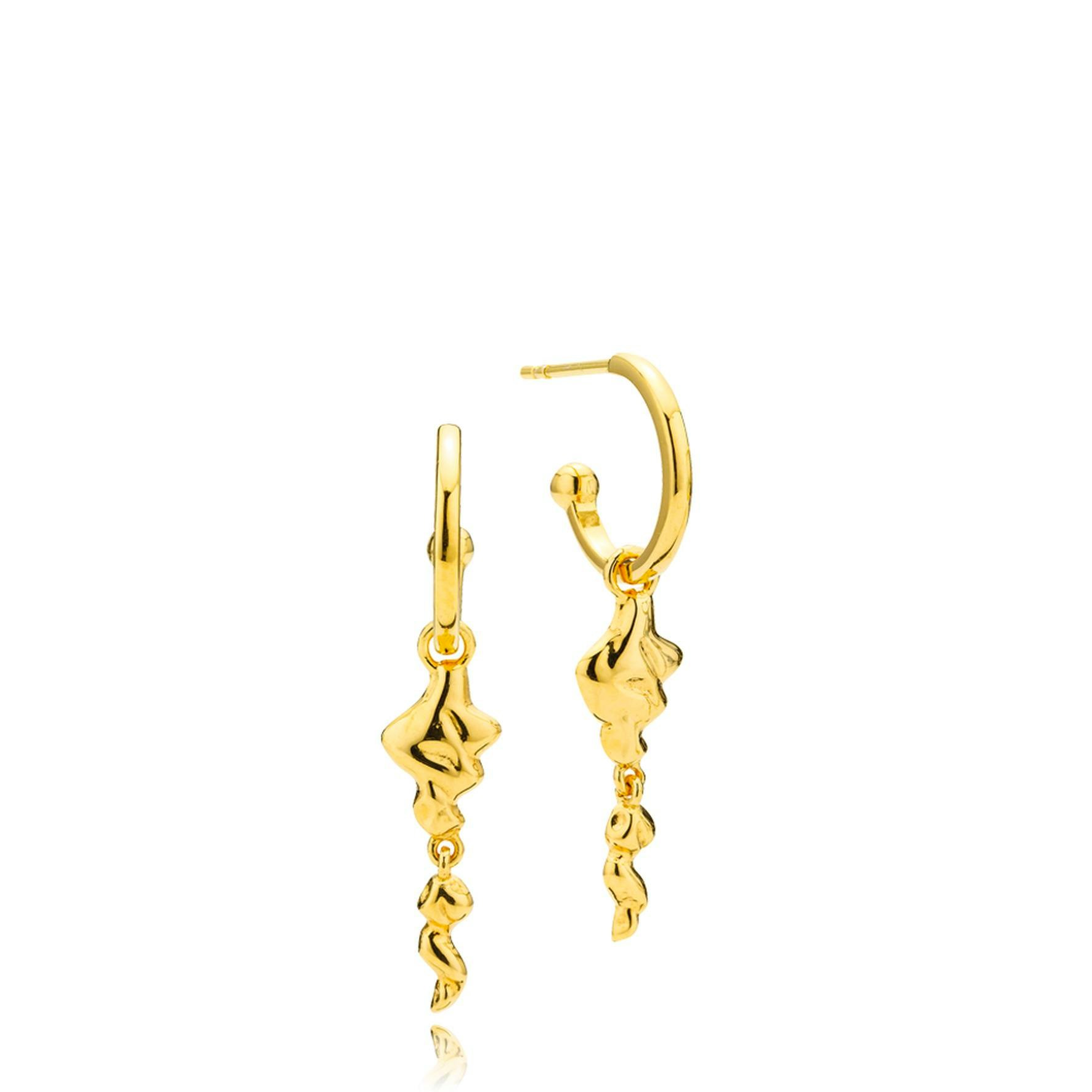 Oceana Earrings fra Sistie i Forgylt-Sølv Sterling 925