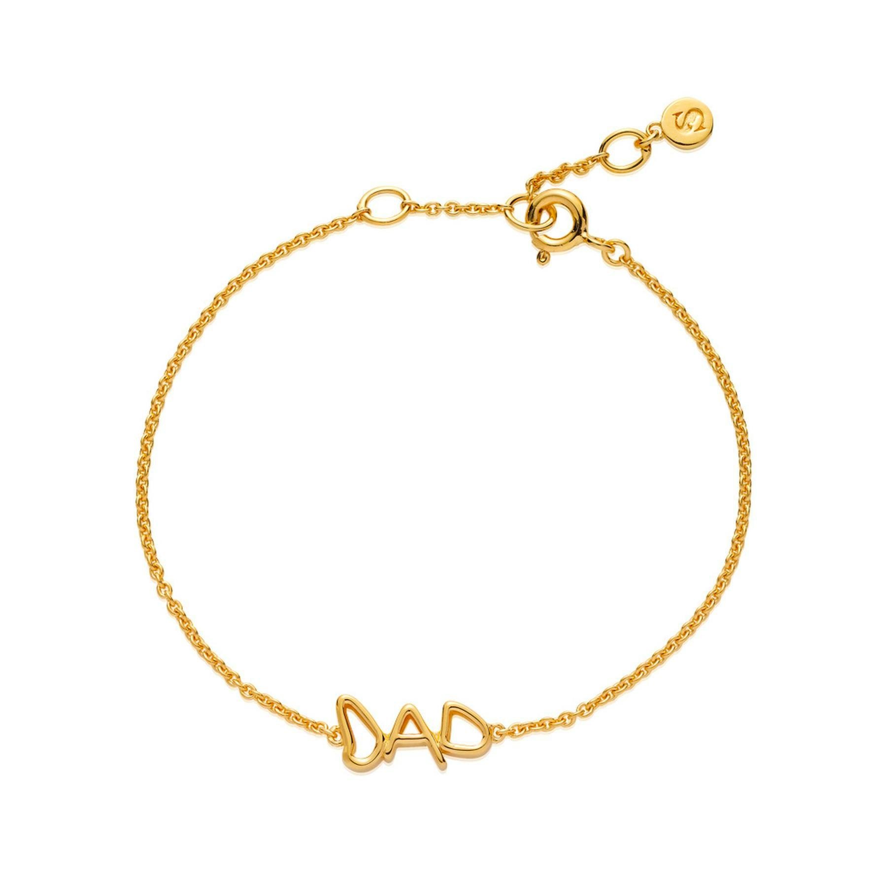 Fam DAD van Sistie in Verguld-Zilver Sterling 925