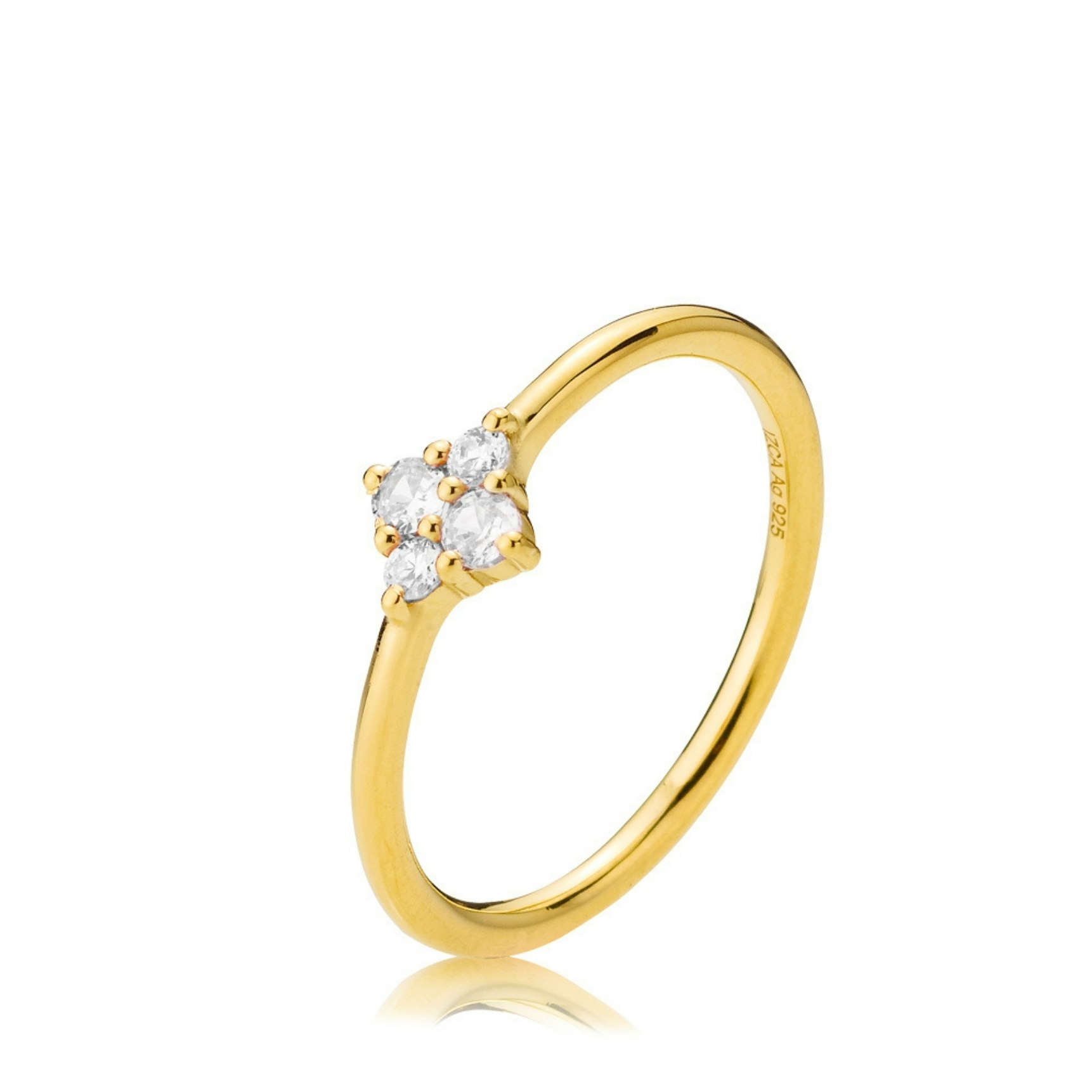 Angelina White Ring