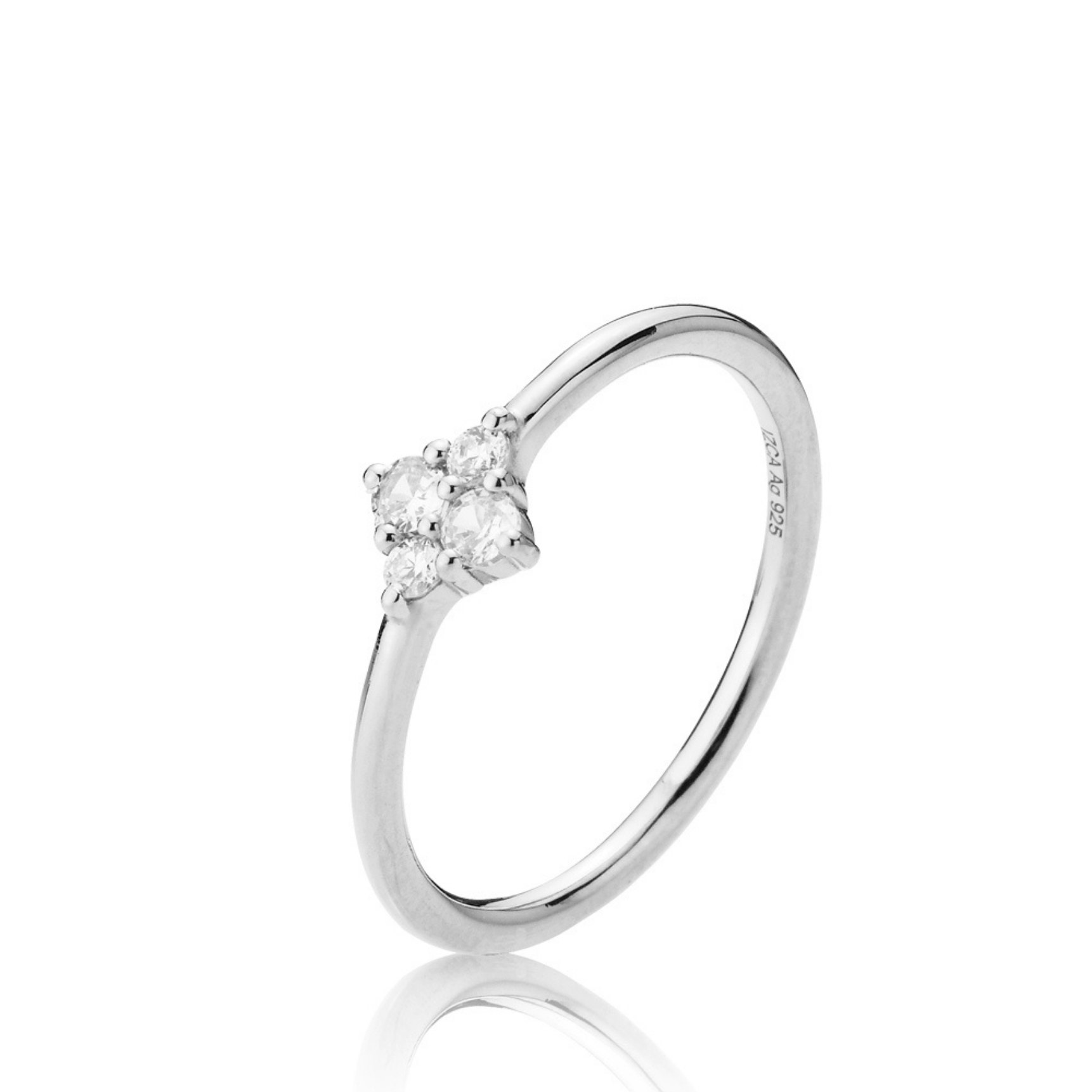 Angelina White Ring