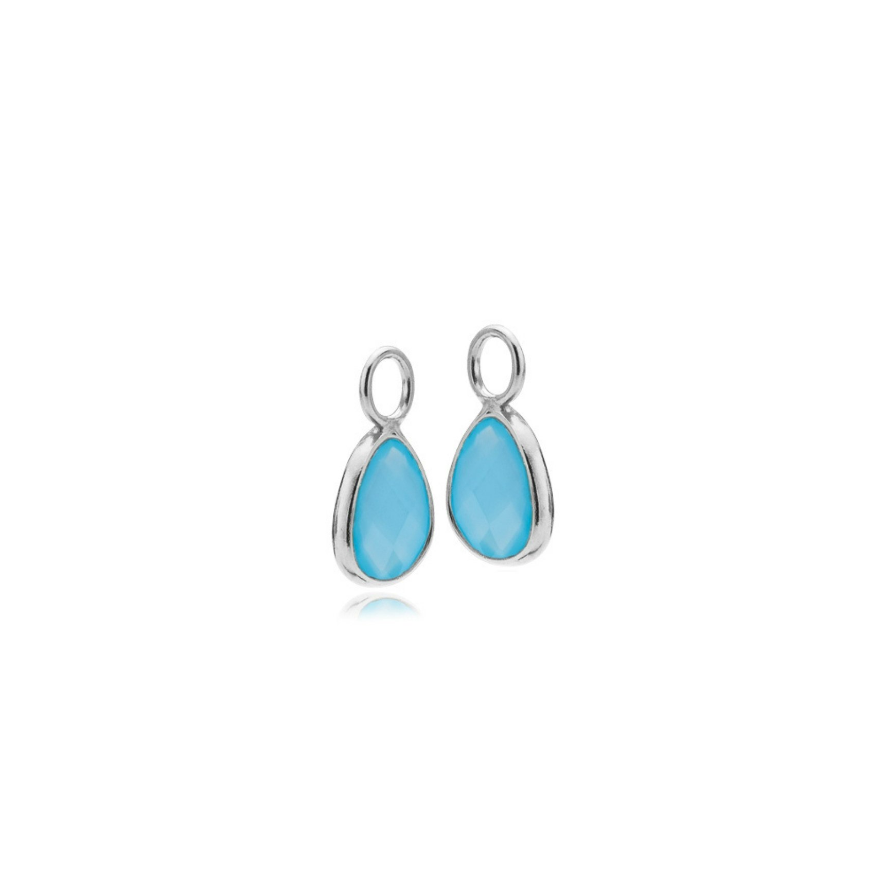Sara Blue Pendant van Izabel Camille in Zilver Sterling 925