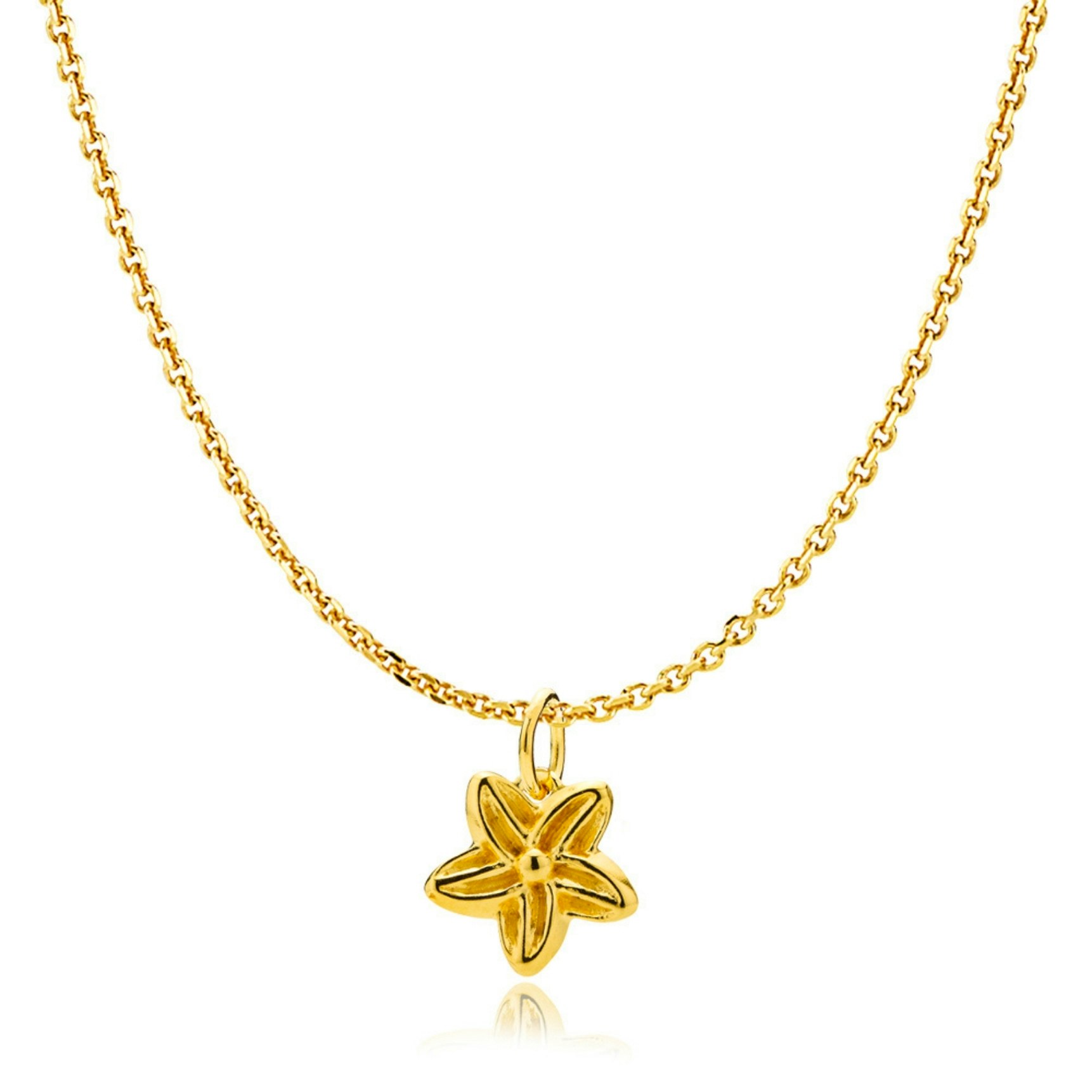 Rosalina Necklace van Izabel Camille in Verguld-Zilver Sterling 925