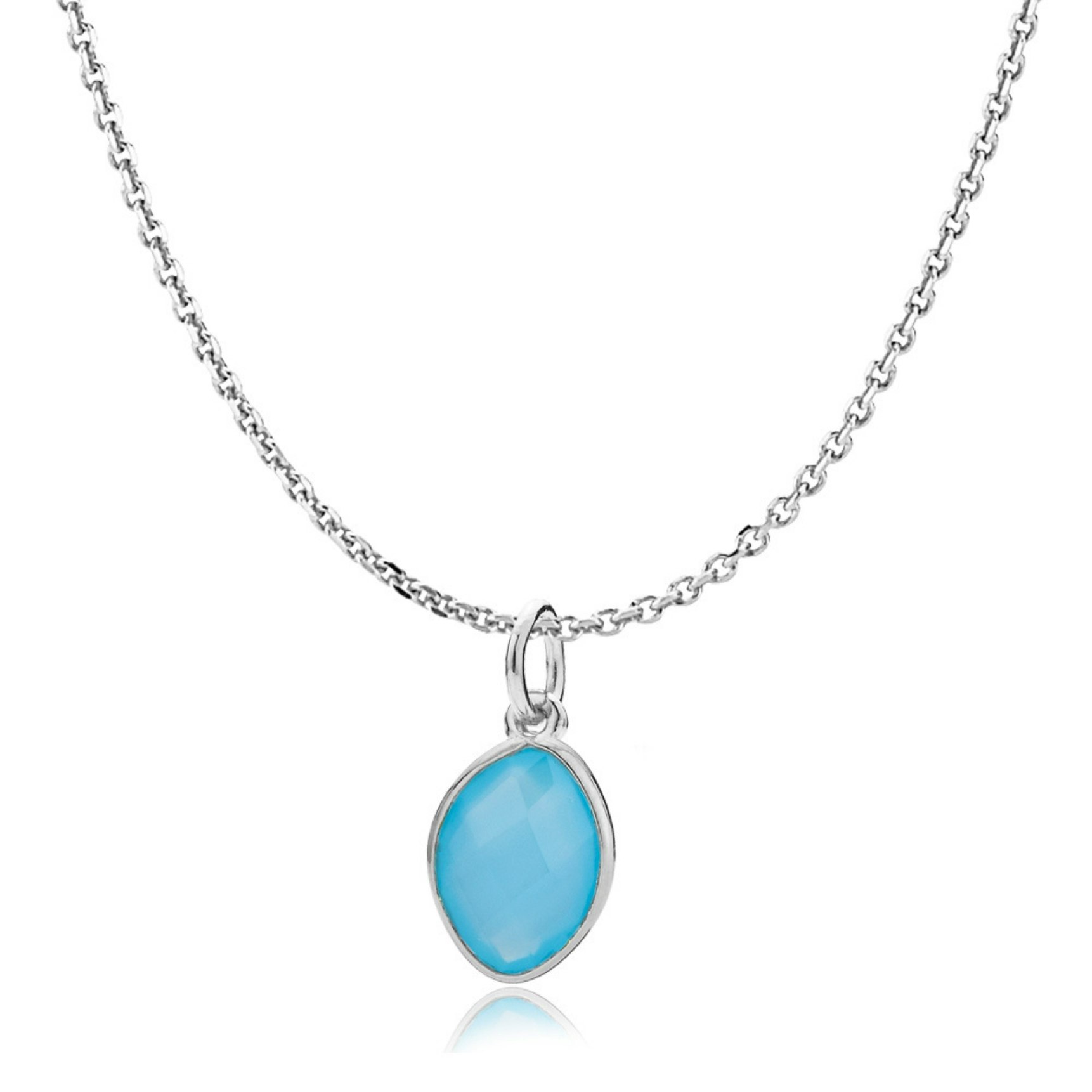 Sara Necklace Rainbow van Izabel Camille in Zilver Sterling 925