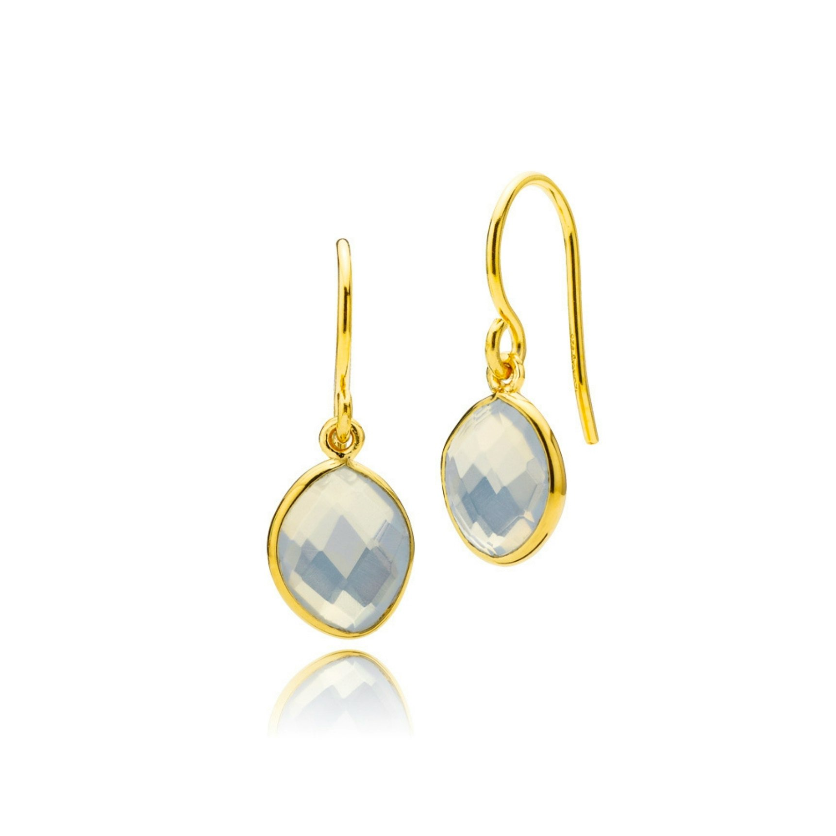 Sara Rainbow Earrings fra Izabel Camille i Forgylt-Sølv Sterling 925
