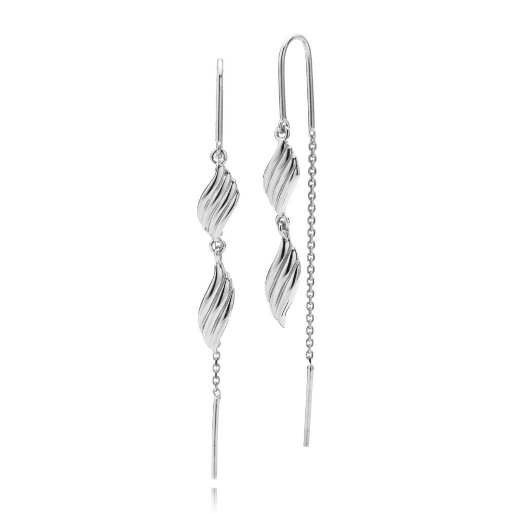 Julia Earchains van Izabel Camille in Zilver Sterling 925