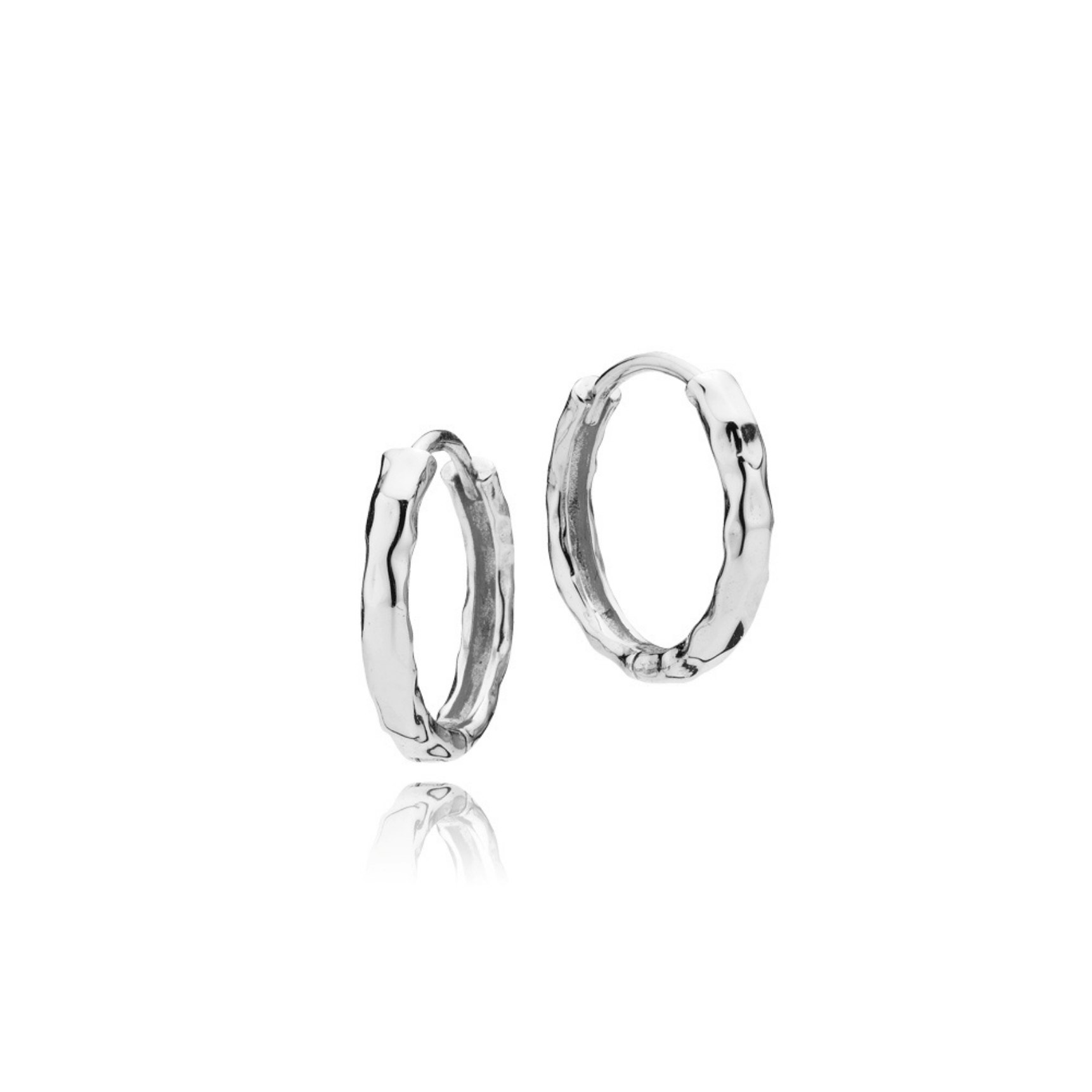 Christina Hoops van Izabel Camille in Zilver Sterling 925