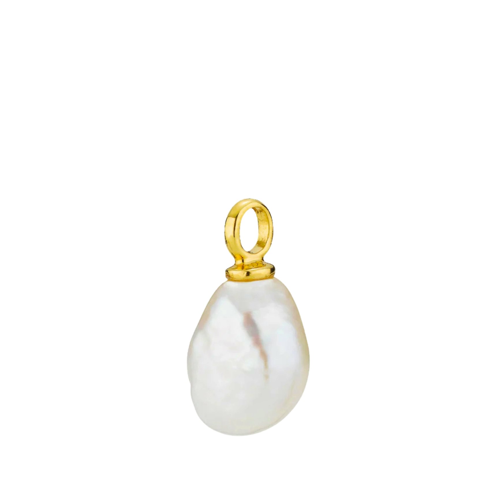 Pearly Large Pendant van Izabel Camille in Verguld-Zilver Sterling 925