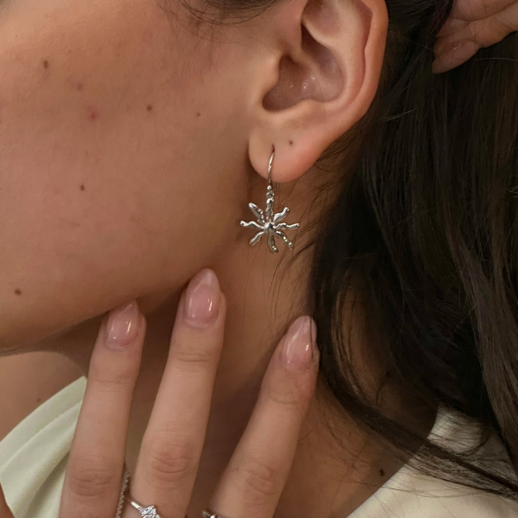 Cornelia Earrings van Izabel Camille in Verguld-Zilver Sterling 925