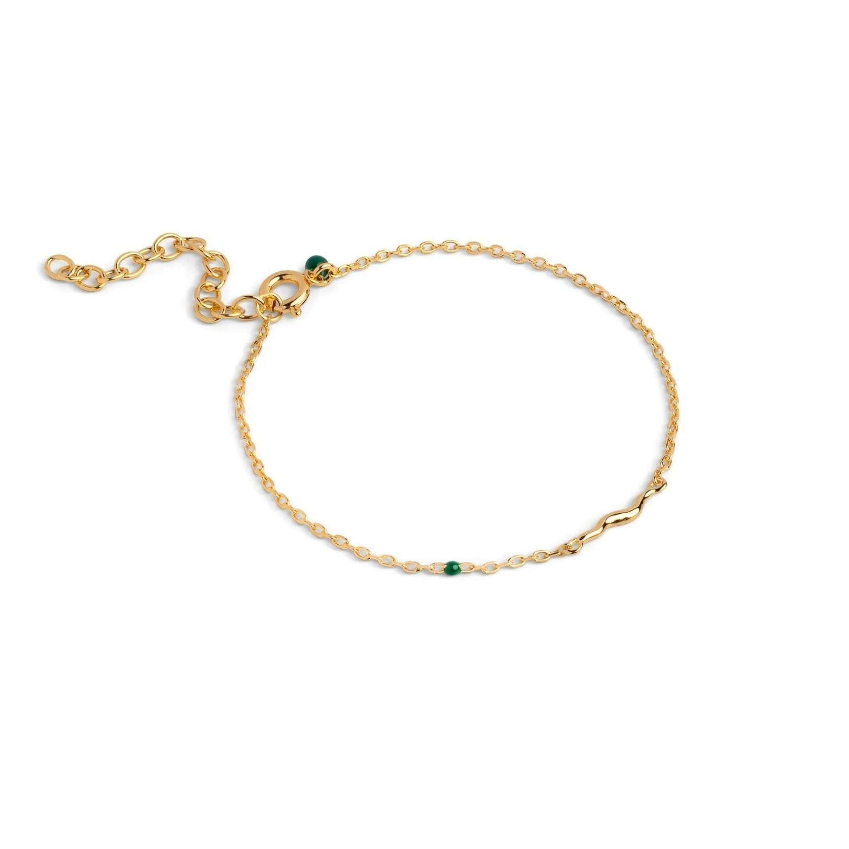 Etta Bracelet von Enamel Copenhagen in Vergoldet-Silber Sterling 925